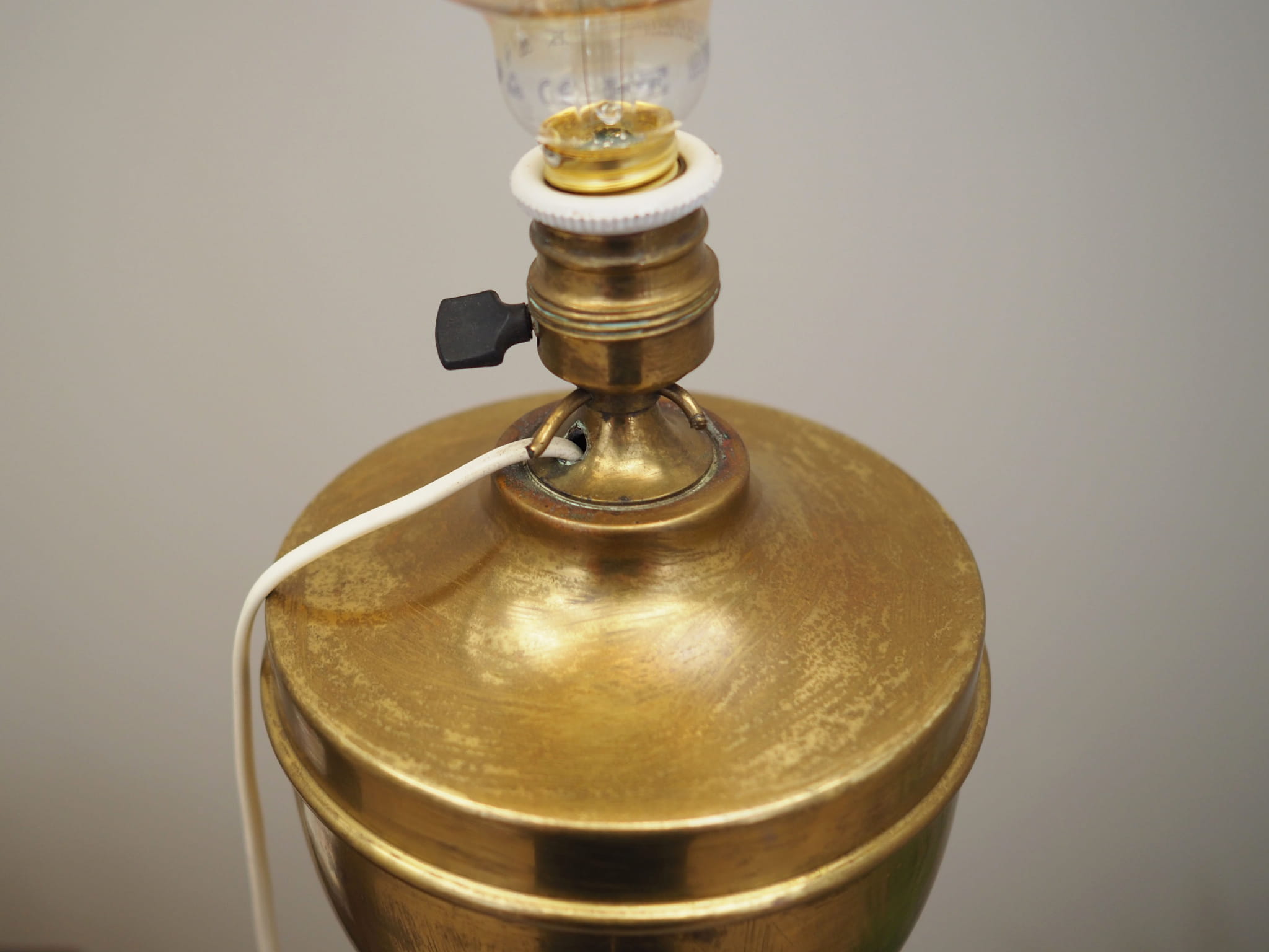 Floor lamp brass gold 1960s