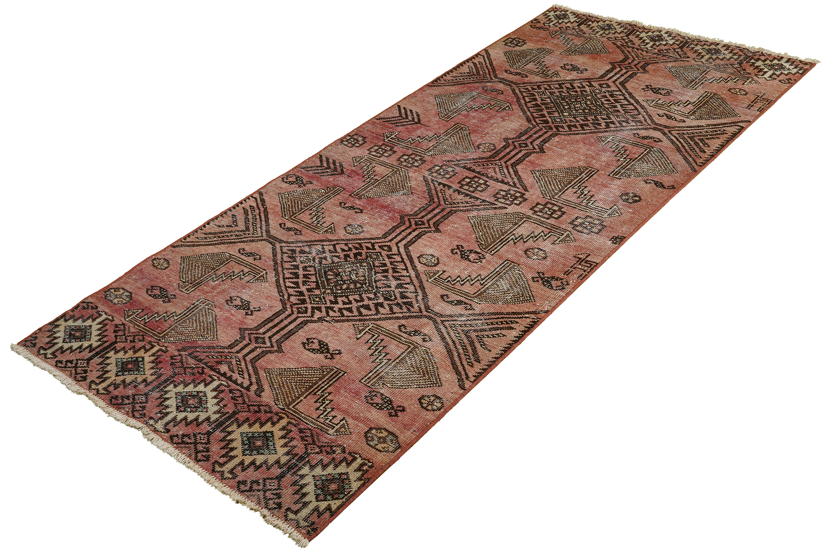 Heritage Teppich Wolle Braun