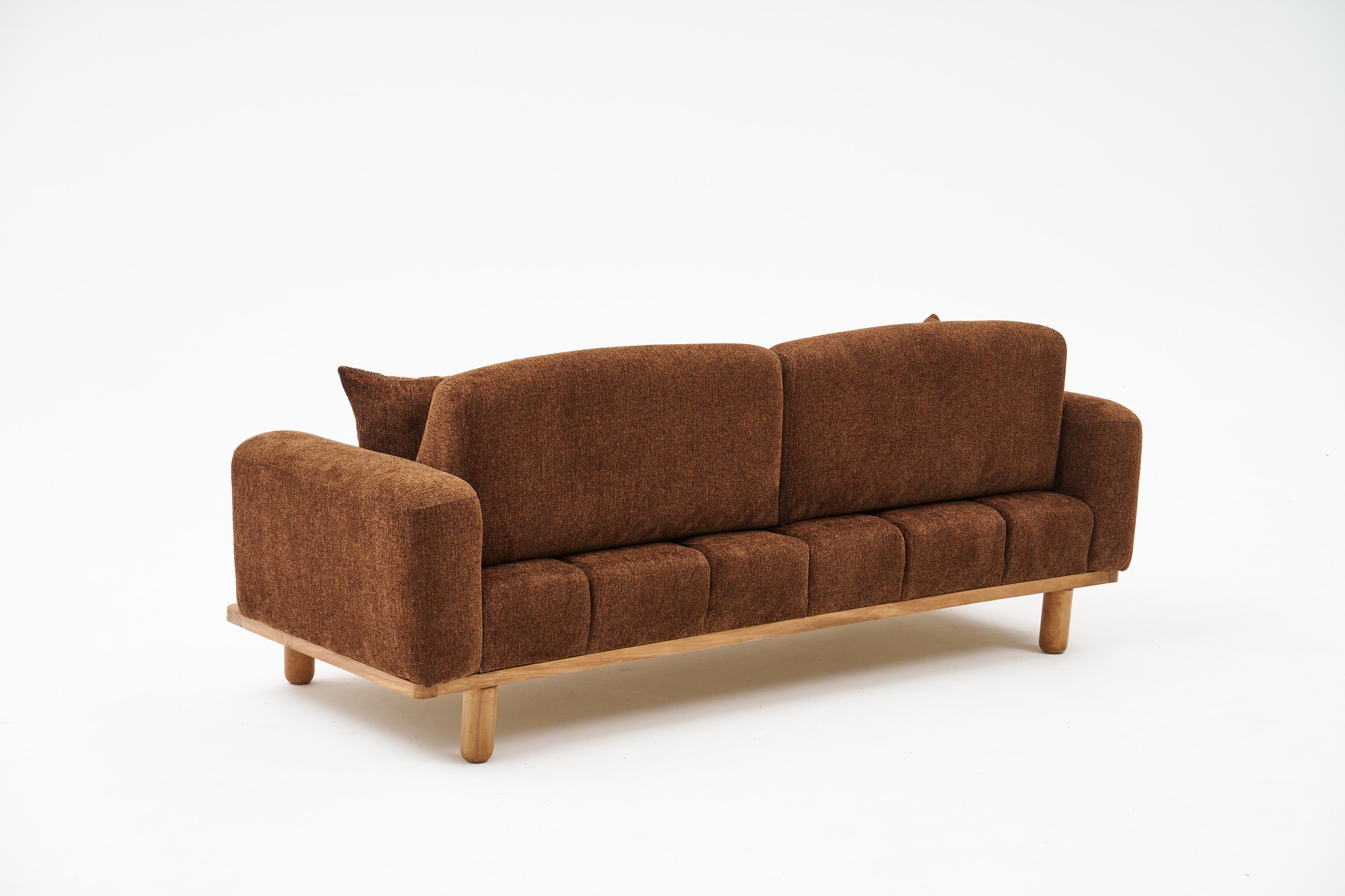 Rens Sofa 4-Sitzer Braun