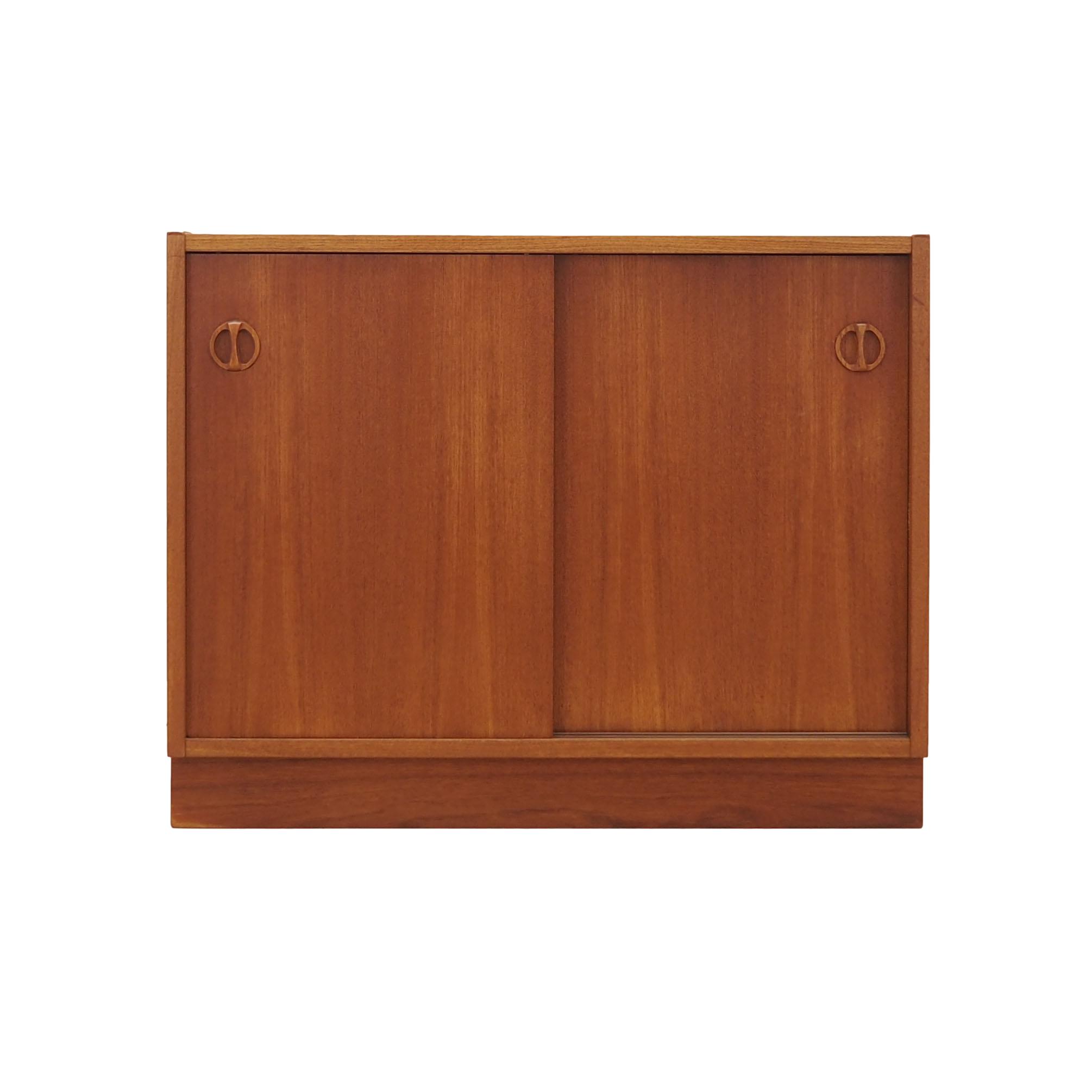 Vintage Cabinet Teak Wood Brown 1970s