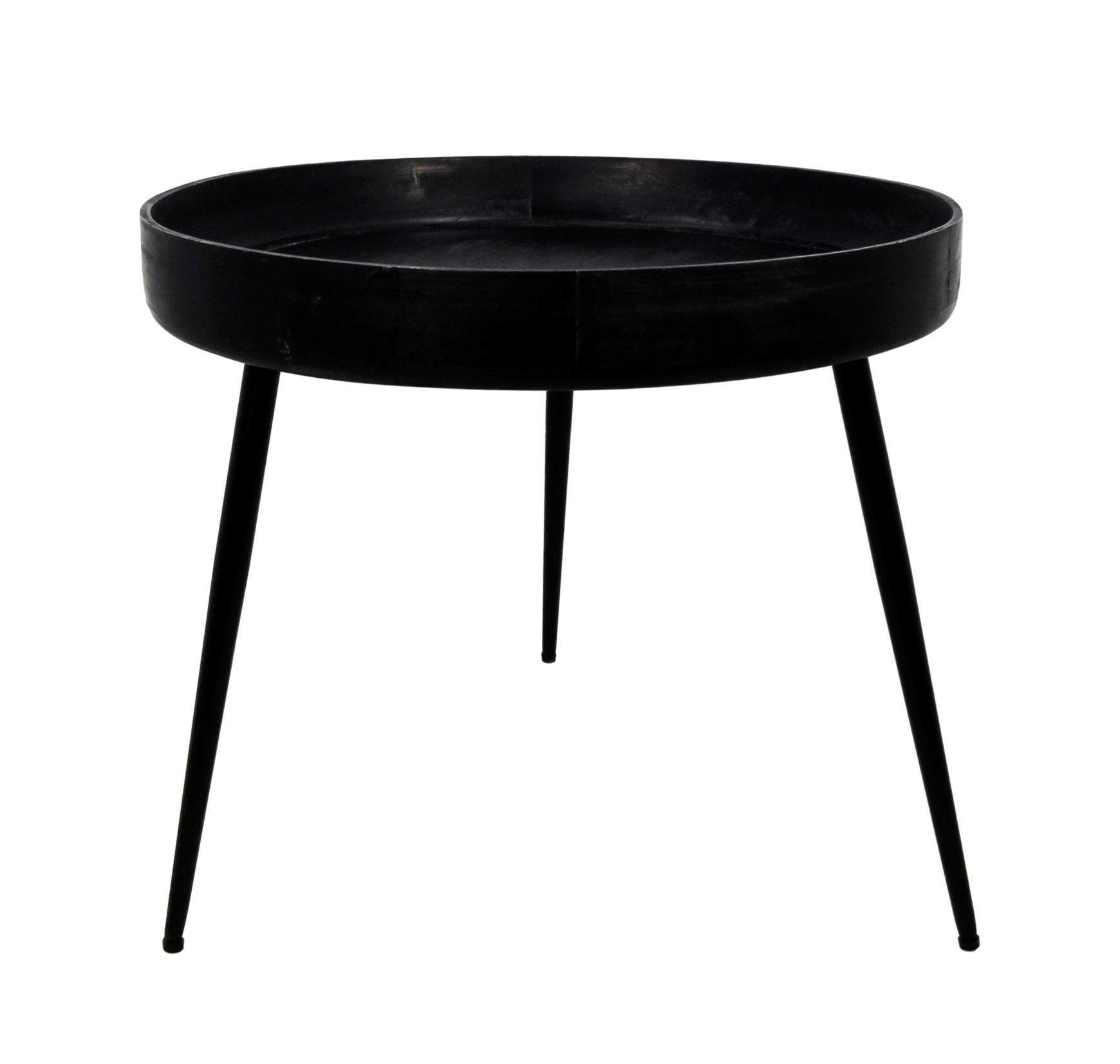 Ventura Beistelltisch Mangoholz Metall ø60cm