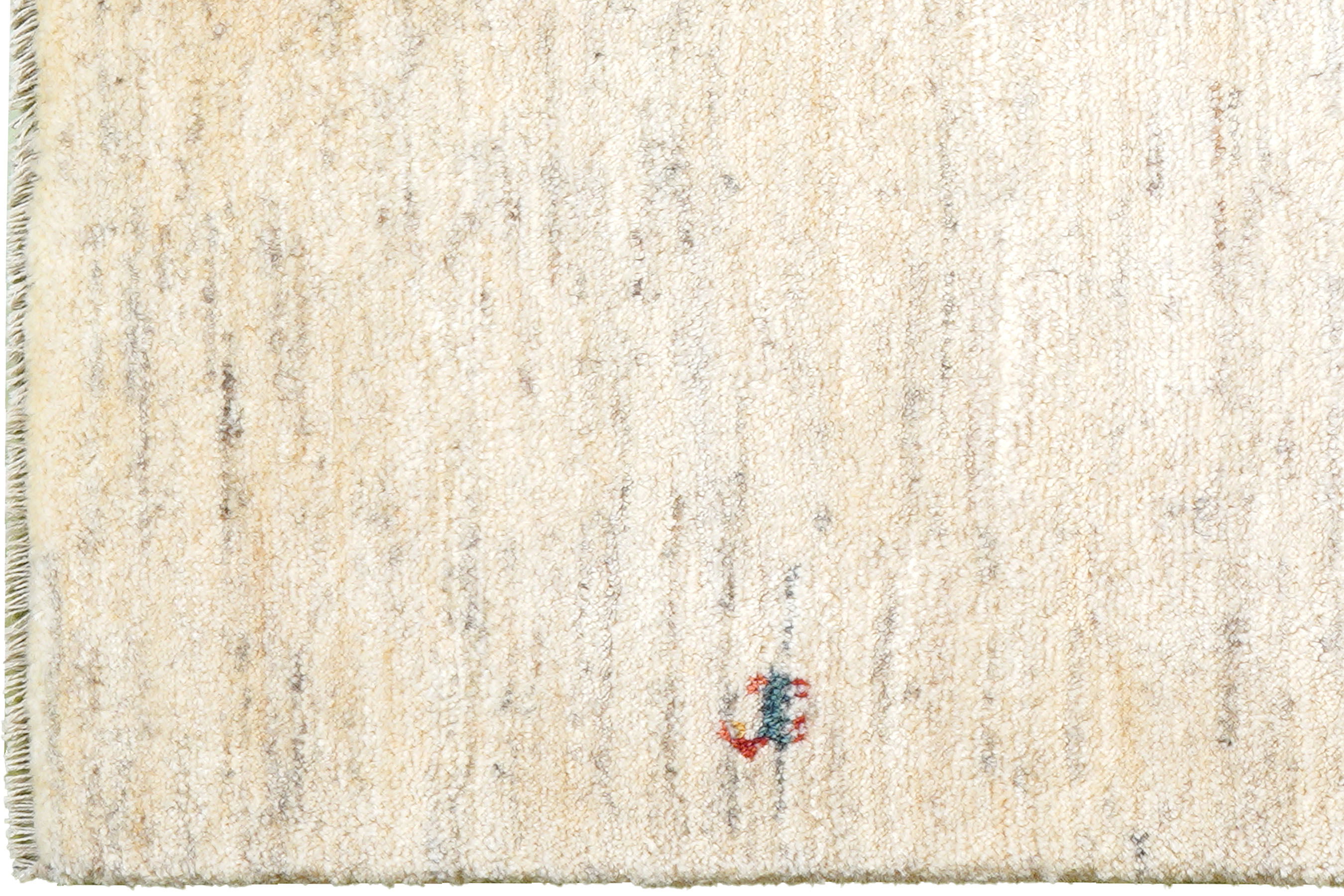 Rizbaf Gabbeh-Teppich Wolle Beige