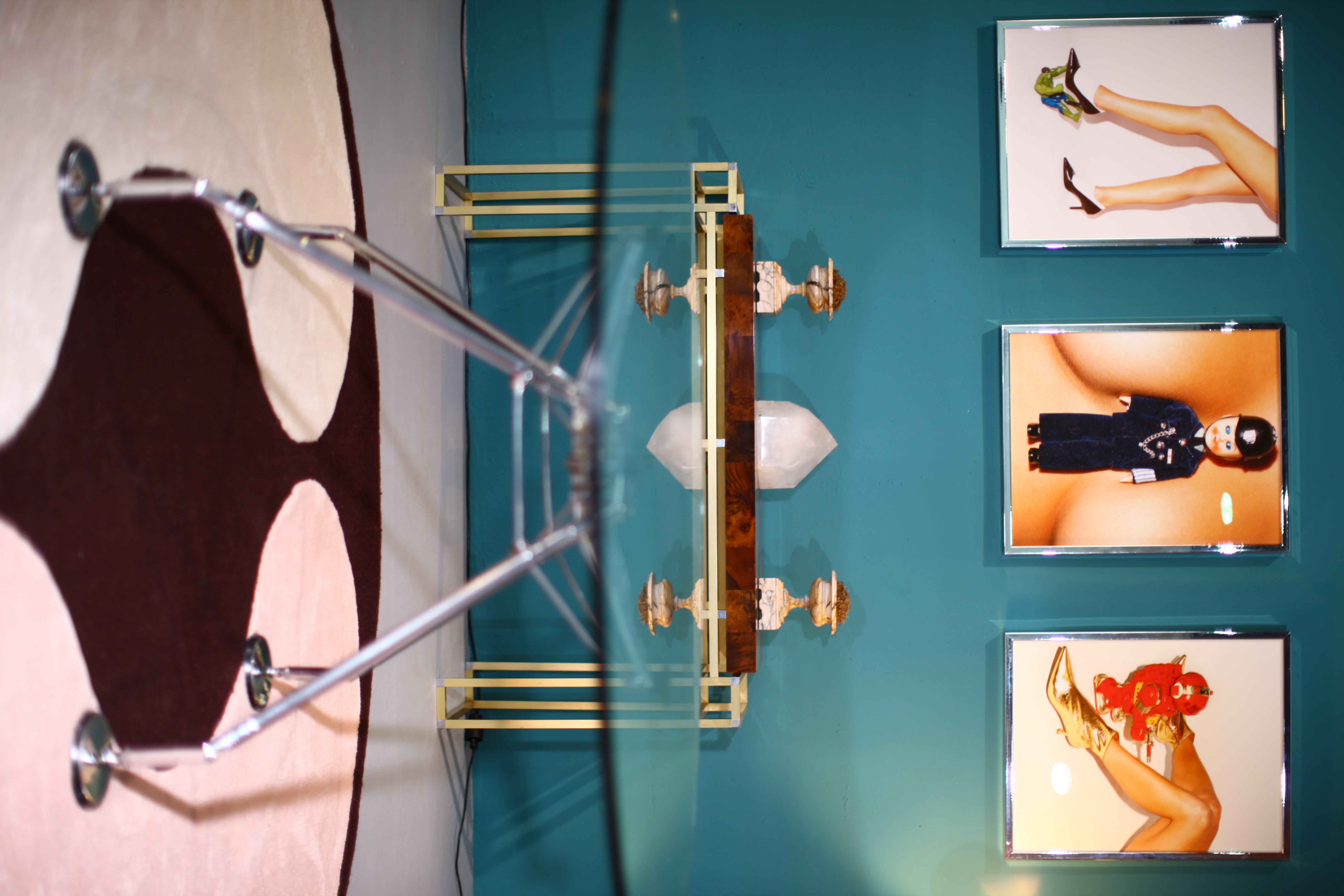 Nomos Esstisch Glas 1986 ø150cm