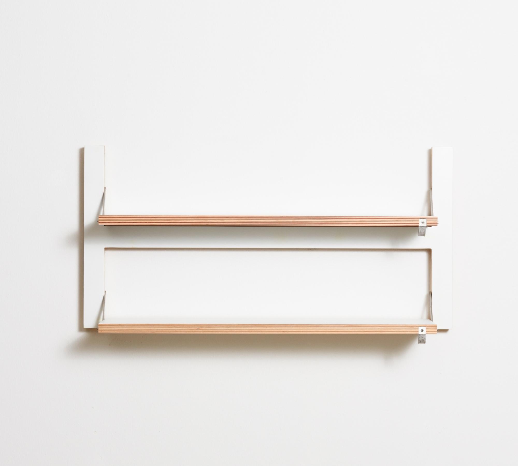 Fläpps Regal Holz Weiß 80 x 40 cm