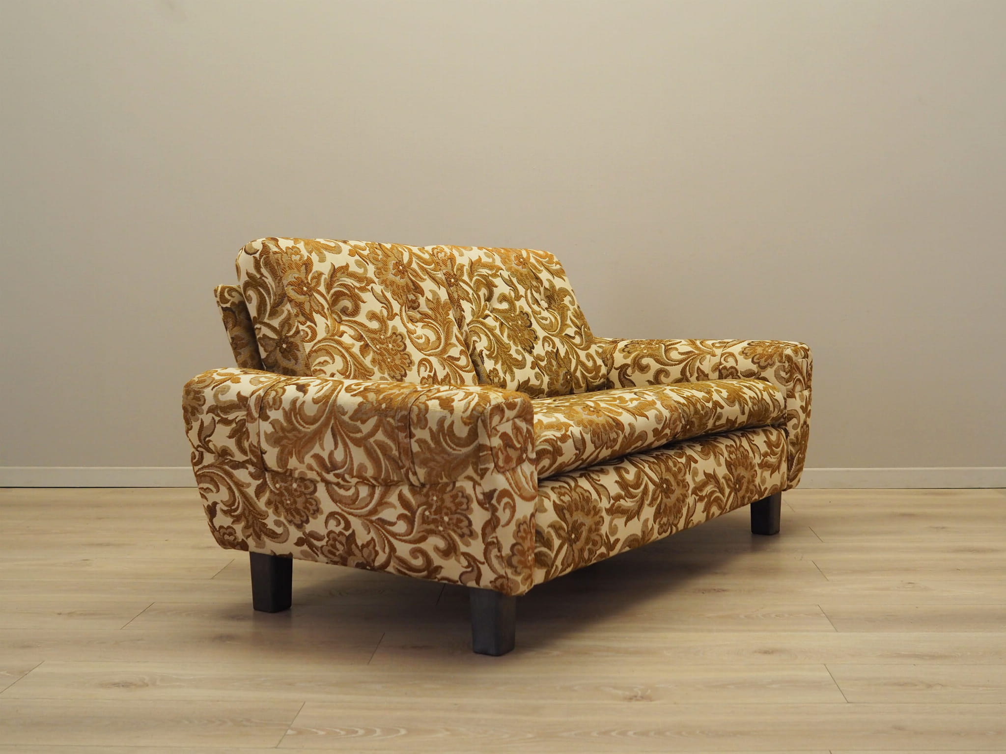 2-Sitzer Sofa Gelb 1960er Jahre