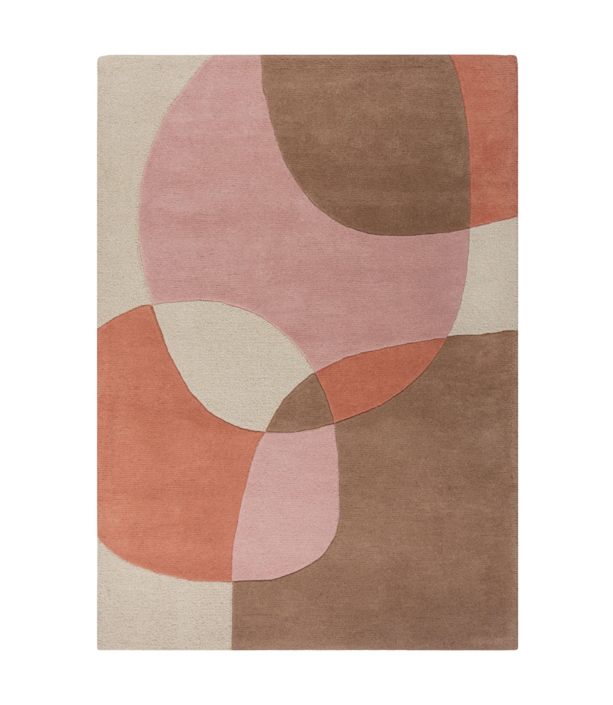 Wollteppich Glow Terracotta 120 x 170 cm