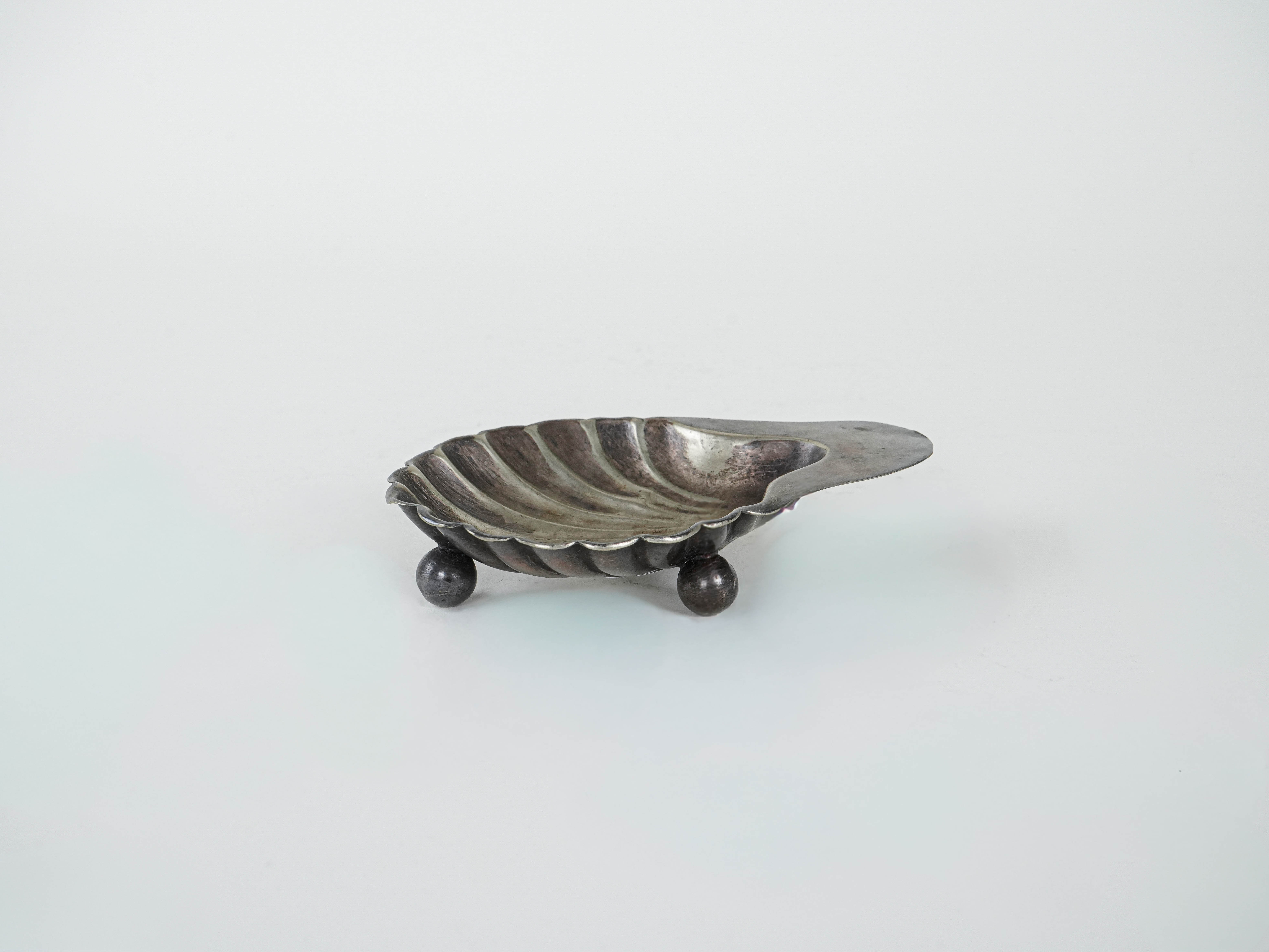 Metallplatte Silber