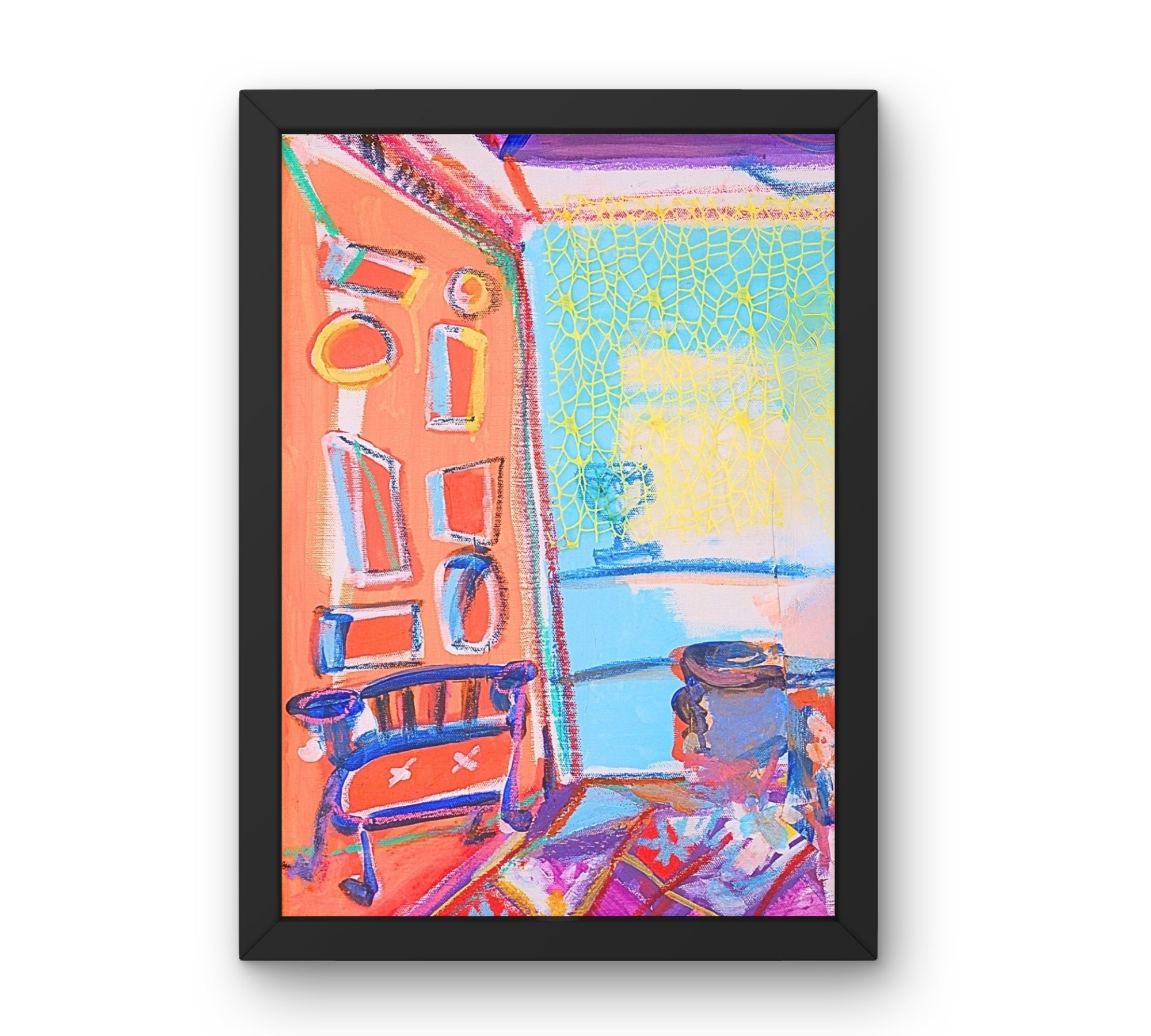 La Sala, El Sofa y la Colección Kunstdruck Mehrfarbig