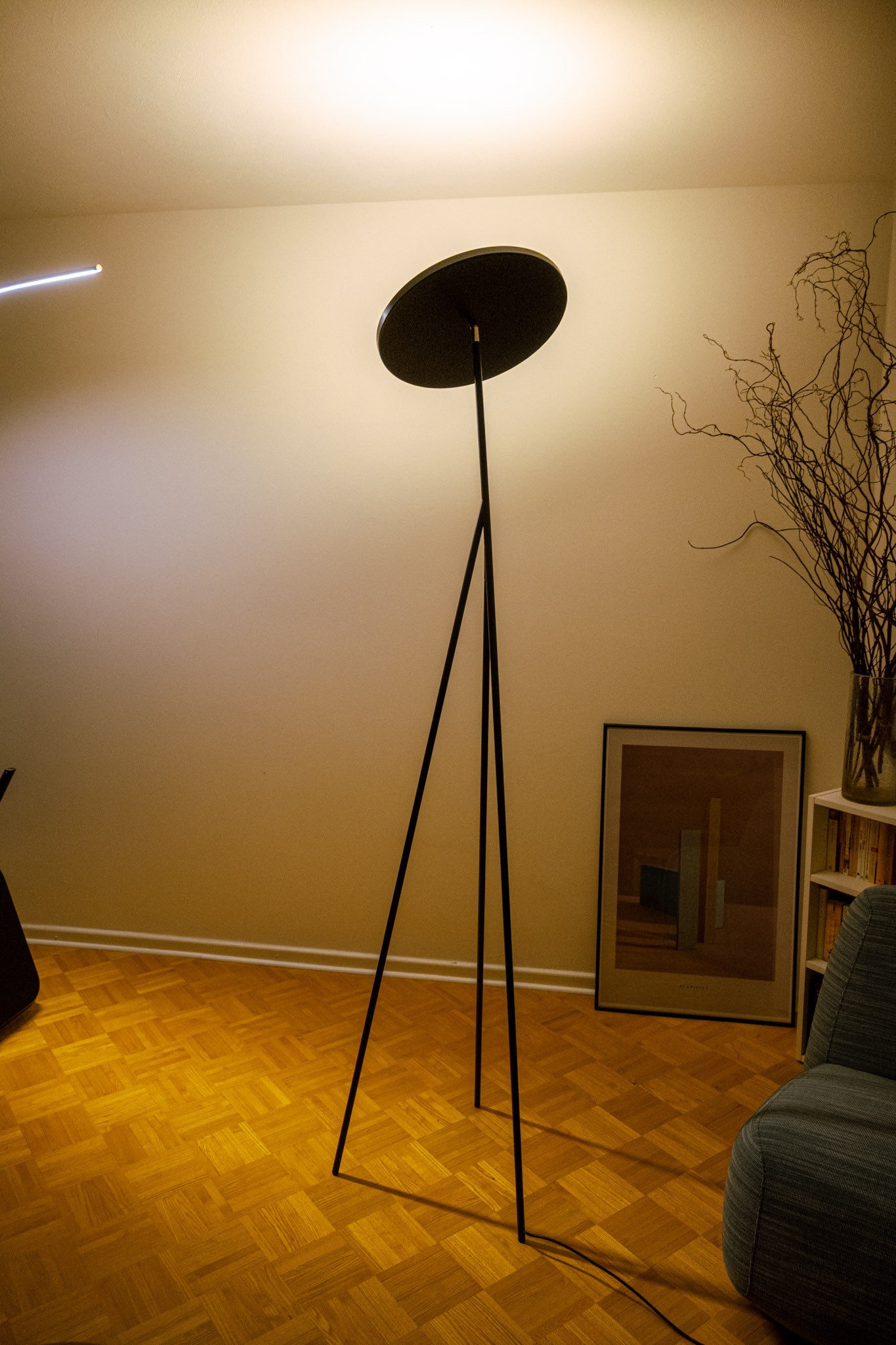 FARO Deckenfluter Stahl Schwarz