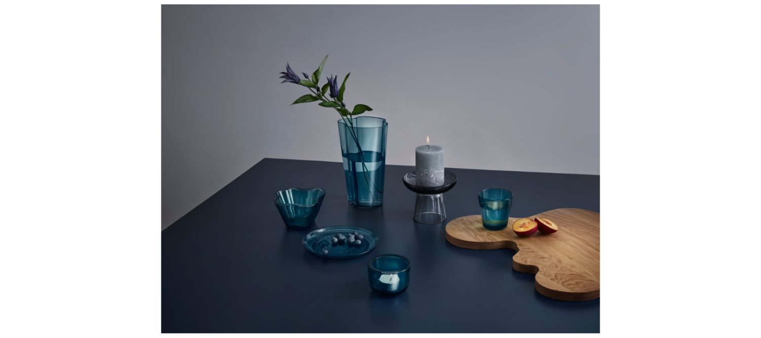 Kartio 2er Set Glas 0,2L Blau