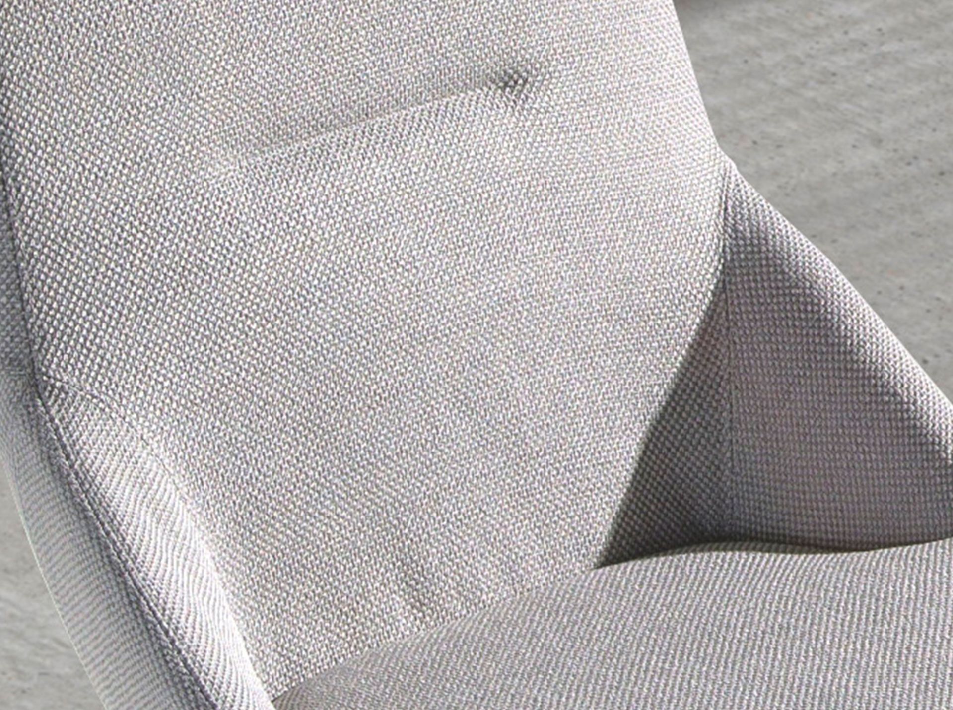 Dining chair textile light grey