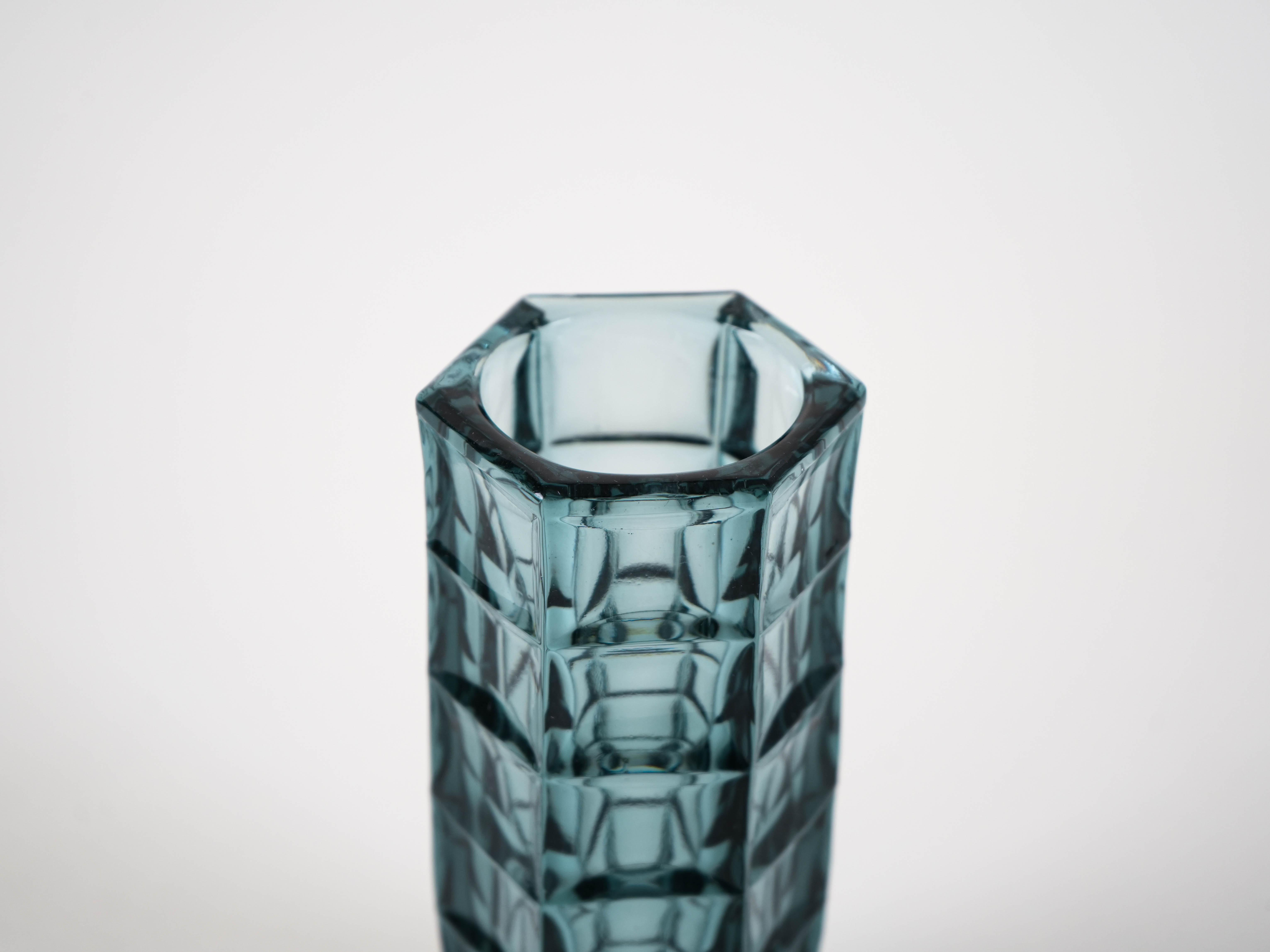 Glass vase 1970s