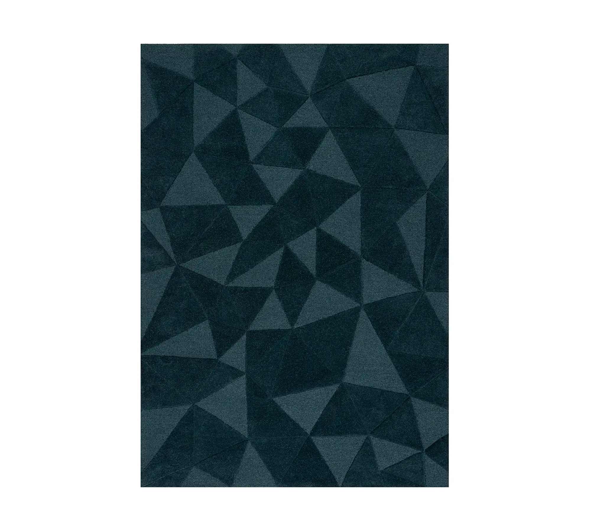 Shard Teppich Wolle Grün 120 x 170 cm