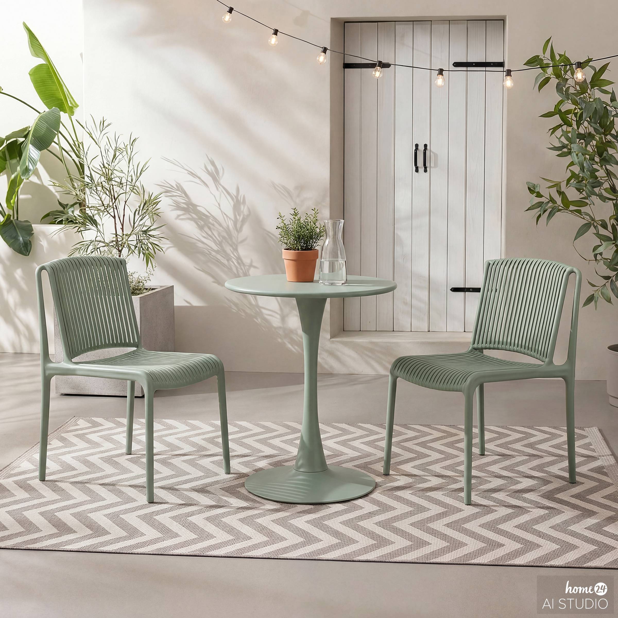 Gartentisch Vireo Stahl Salbei