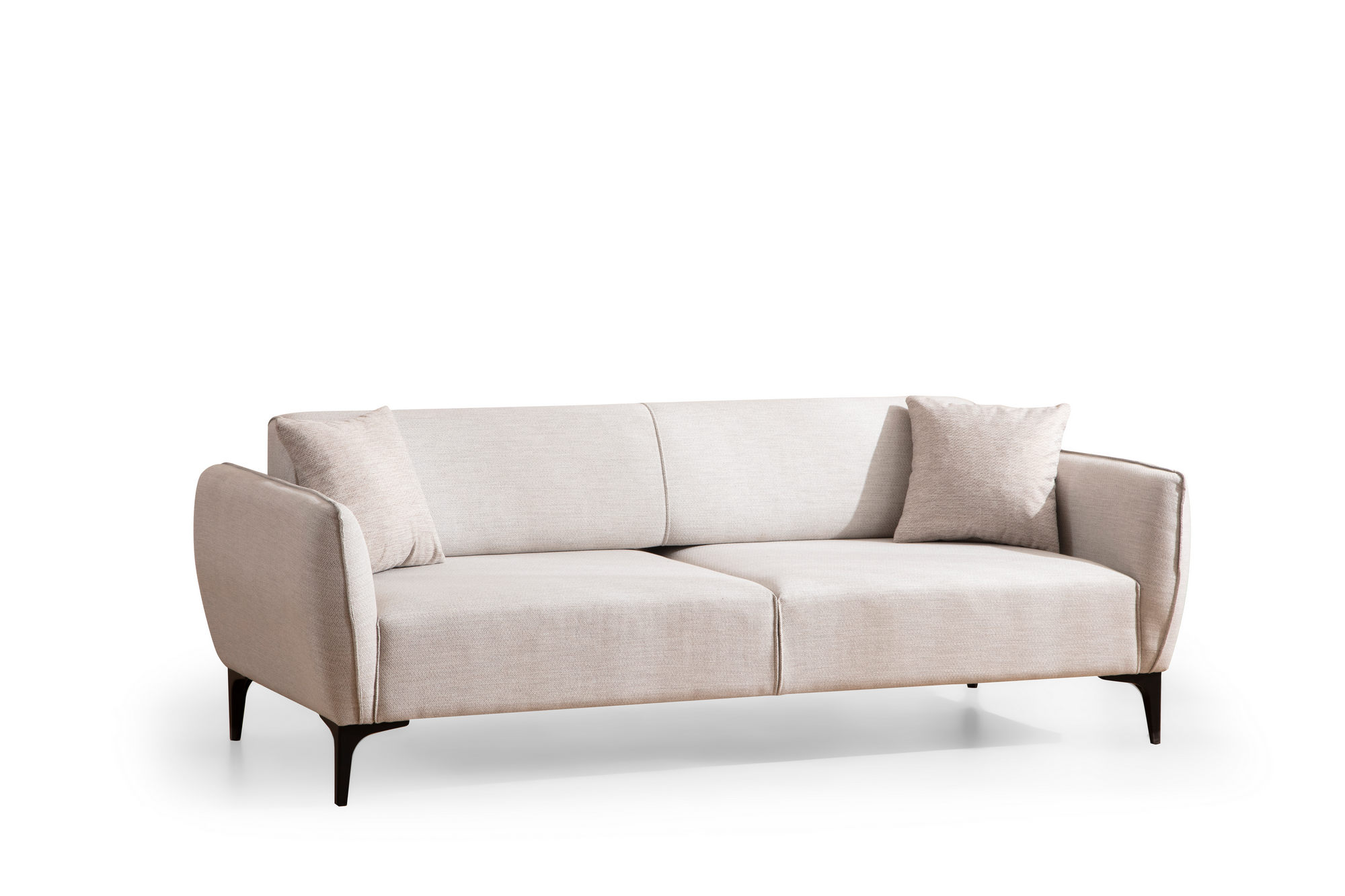 Belissimo 3-Sitzer Sofa Weiß