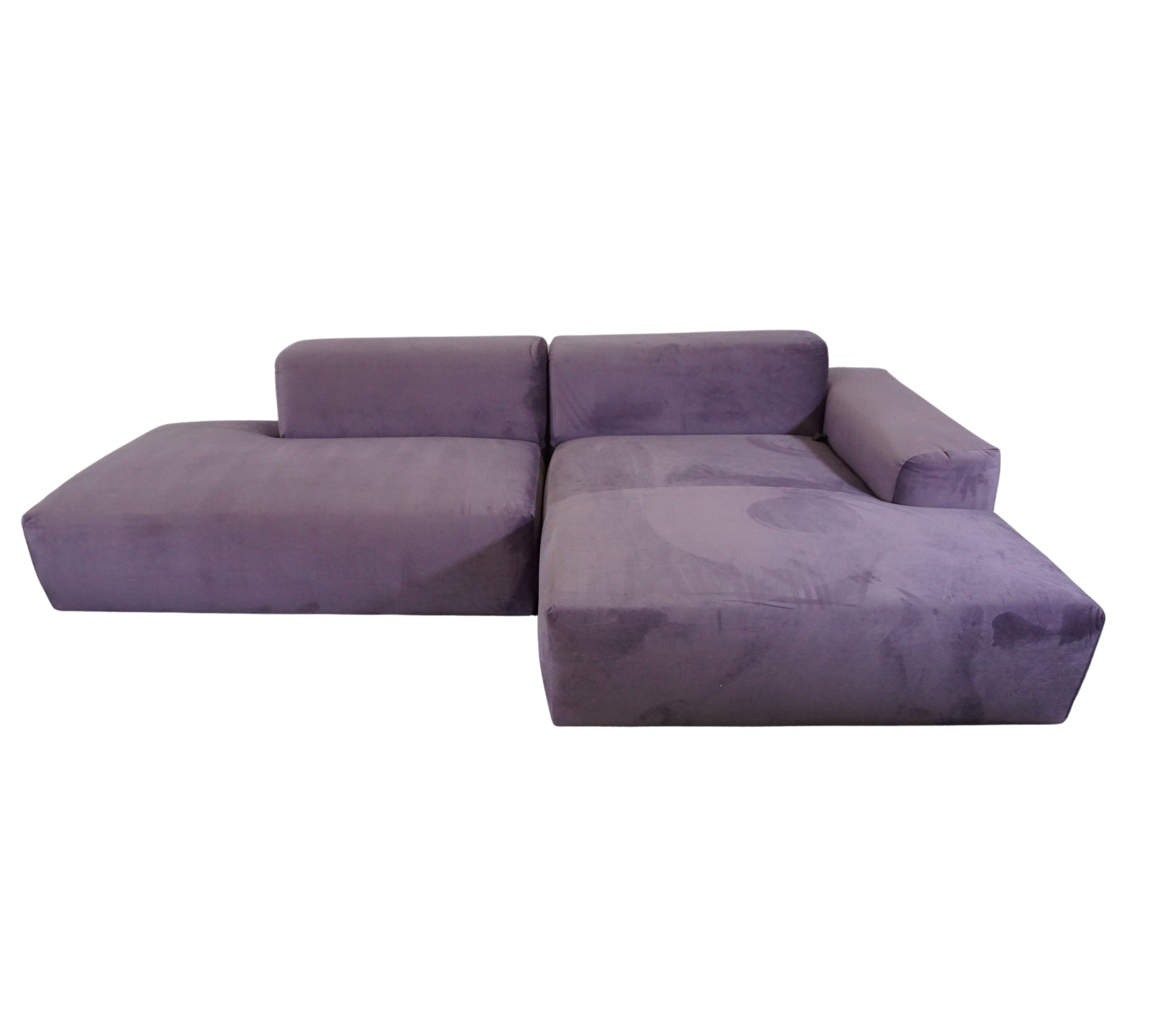 Pyllow Sofa Samt Veilchenlila