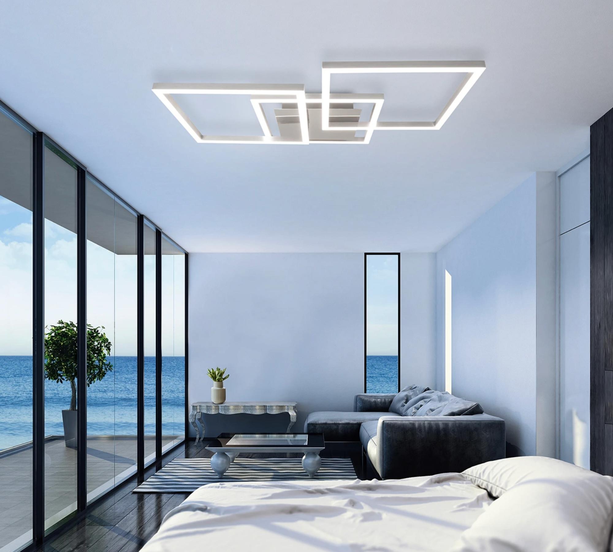 LED ceiling light Metal square
