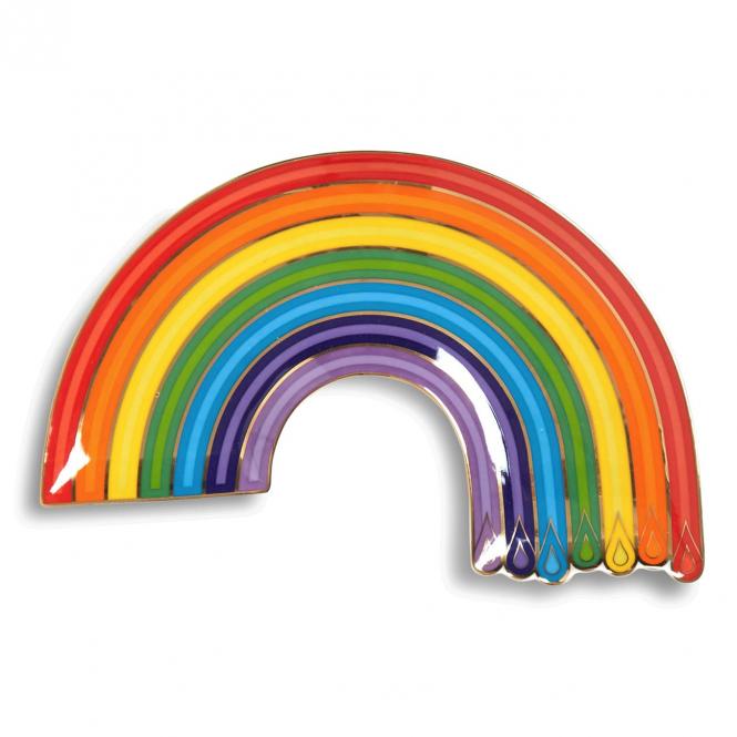 Rainbow Ablageschale Porzellan Mehrfarbig
