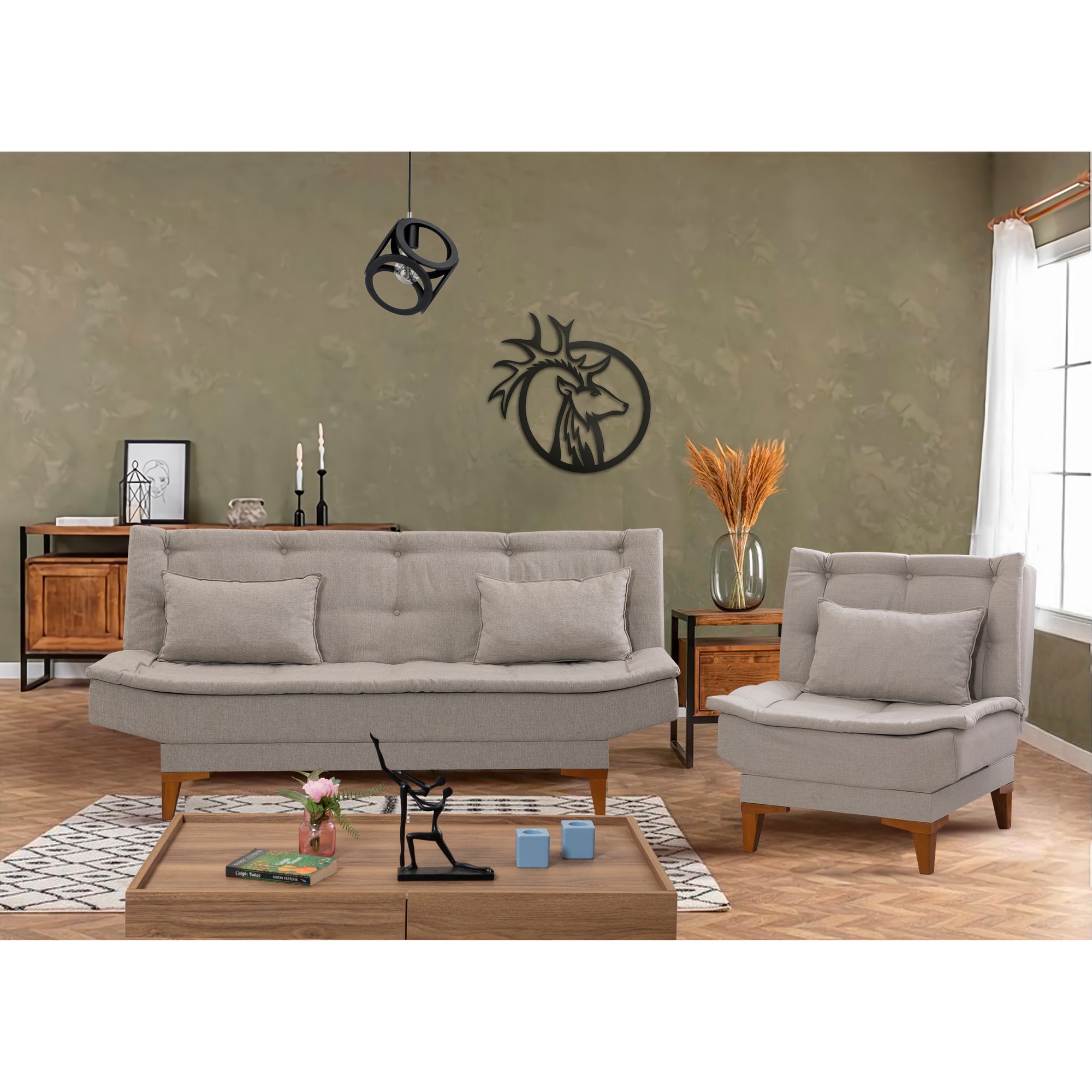 Santo Schlafsofa Creme