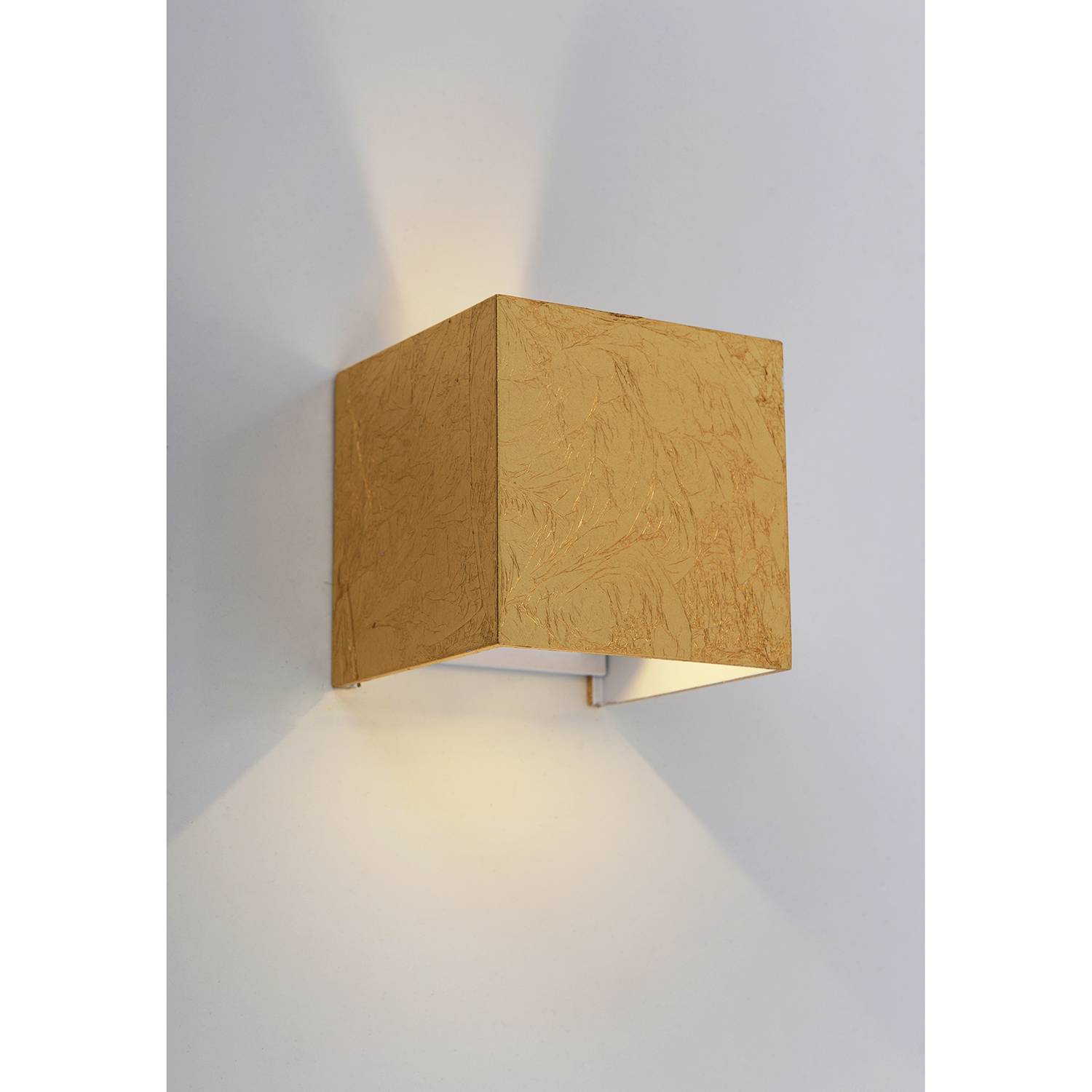 1-flame Pisa LED wall light Aluminium