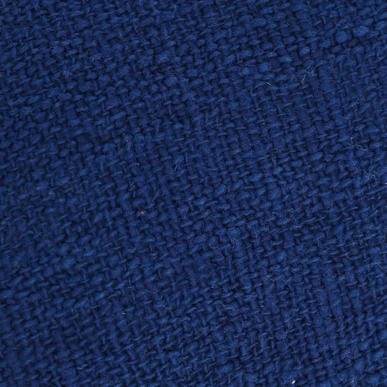 Kissenbezug Baumwolle Bast Blau Natur