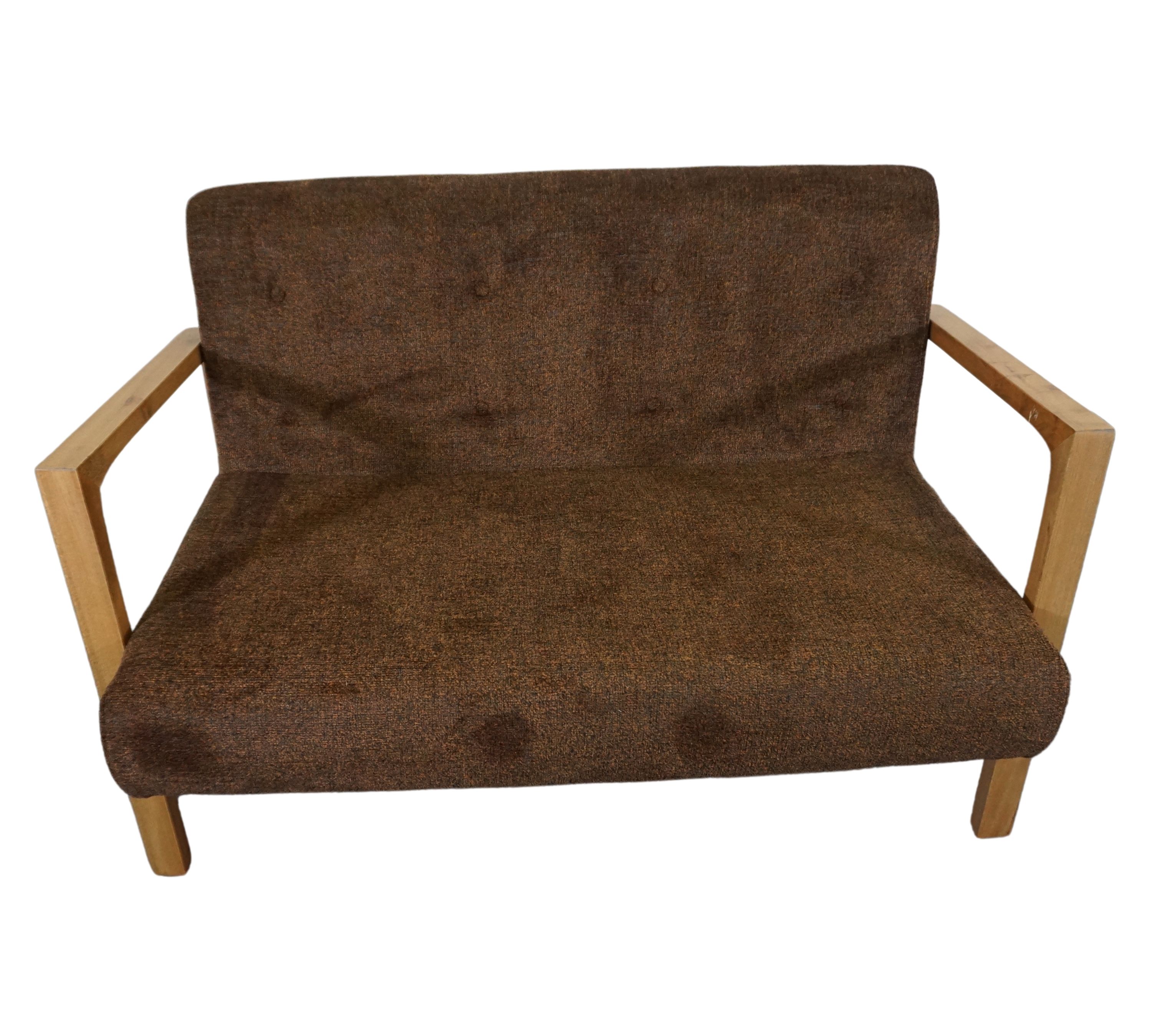 Kemer Sofa Holzfurnier Braun