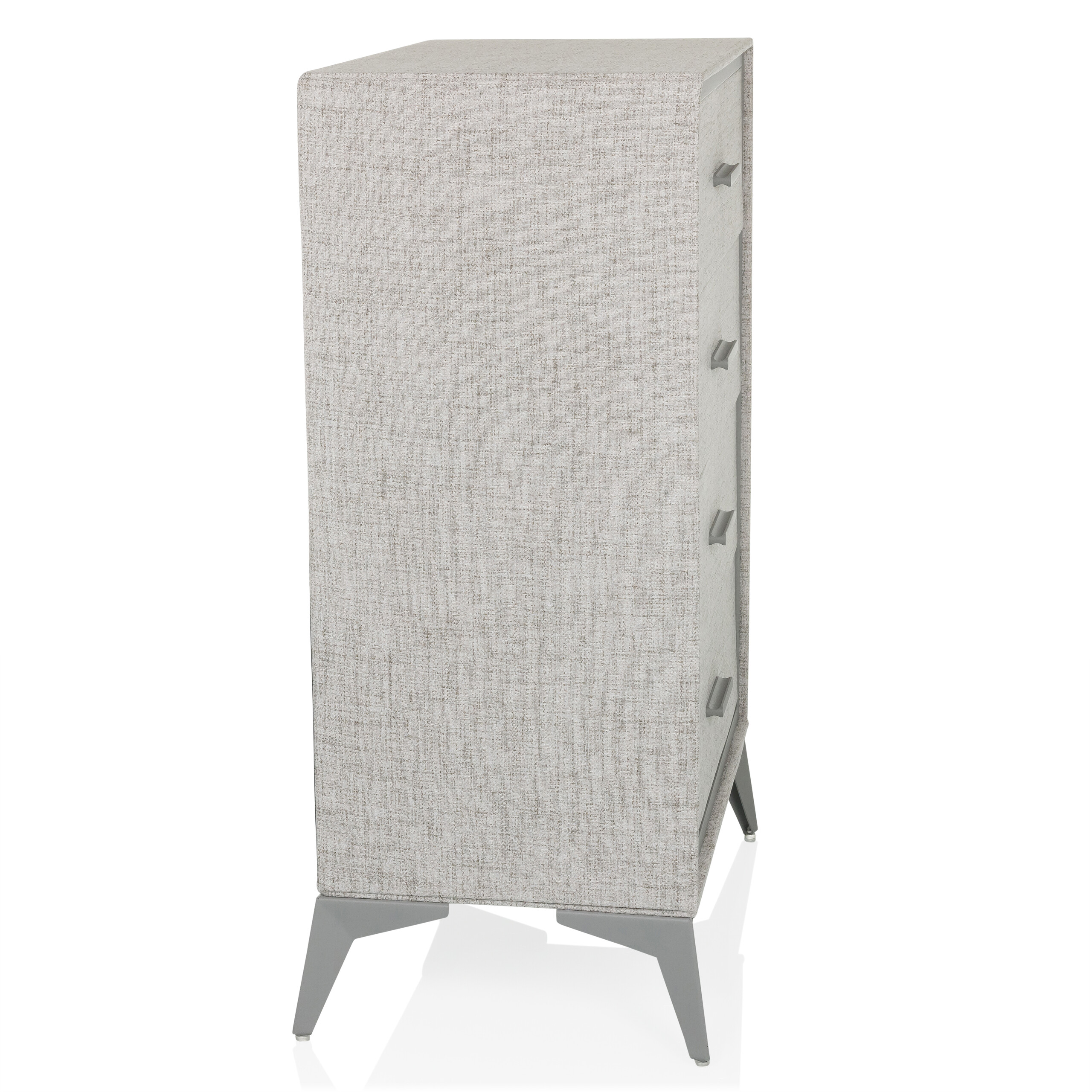Chest of drawers SKUFFY 64x35x90cm 4 drawers grey hjh LIVING