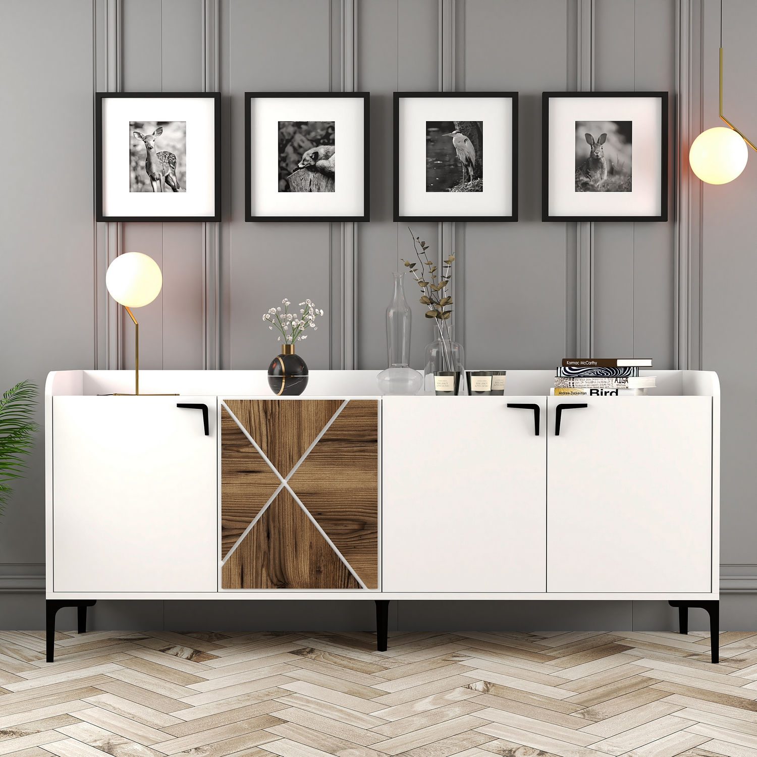 Venedik Sideboard Weiß