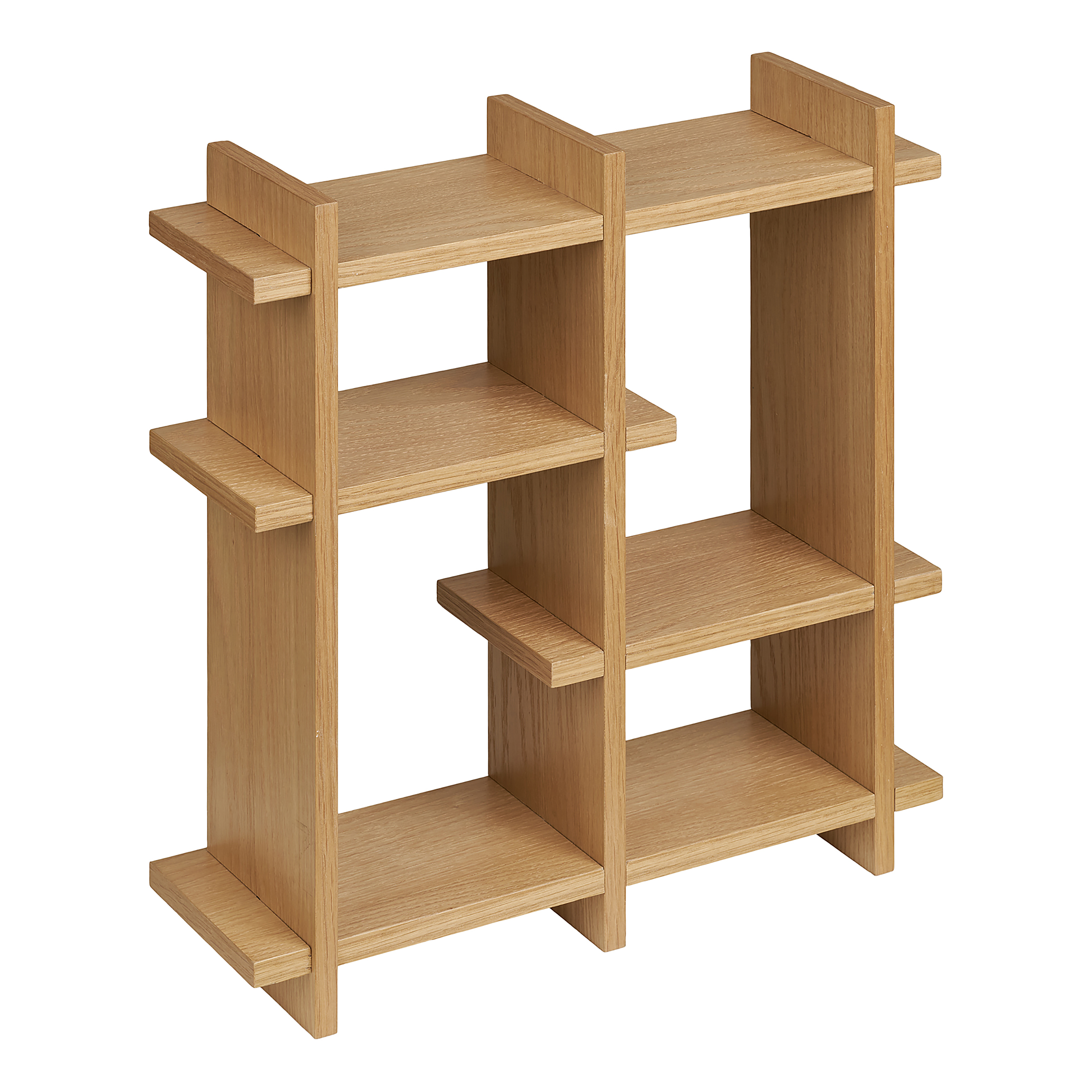 Catlett Tassenregal Furniert Eiche