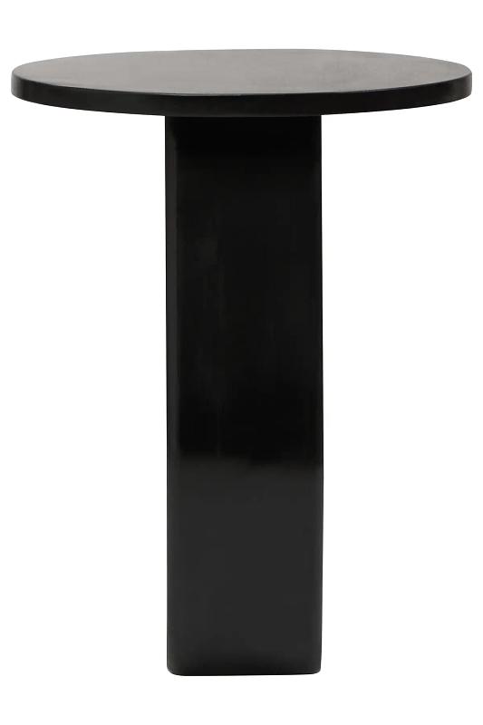 Walsa Black Finish Mango Holz Beistelltisch
