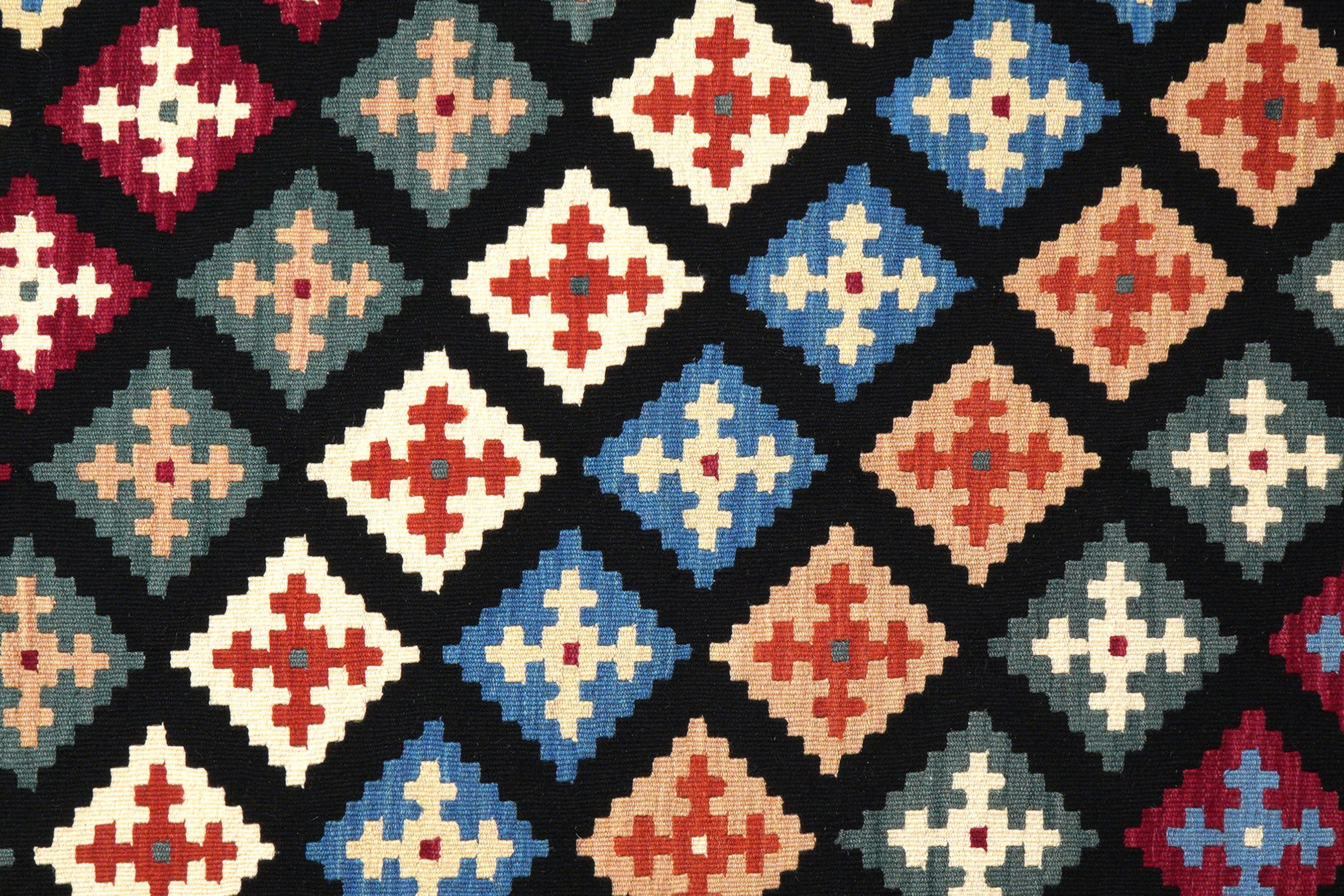 Kilim Gashgai Teppich Mehrfarbig