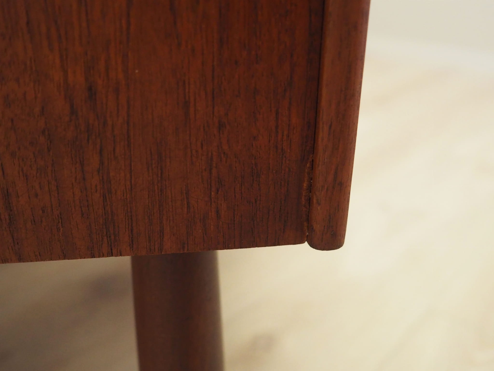 Vintage Bed Teak Wood Brown 1970s