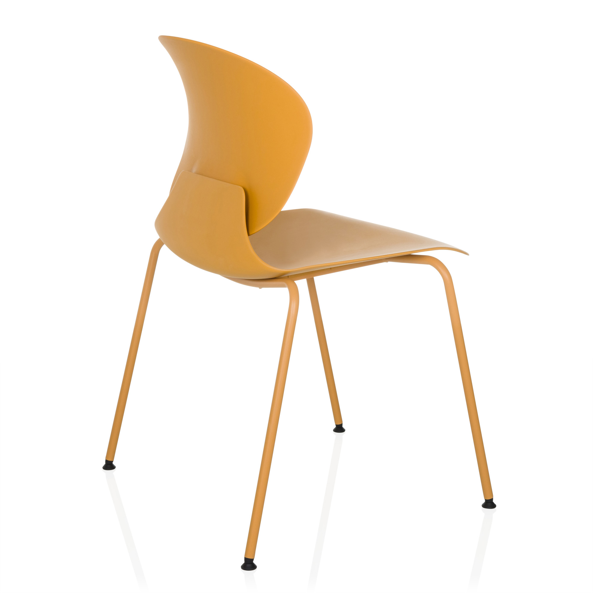T36 VI Stackable chair plastic Yellow