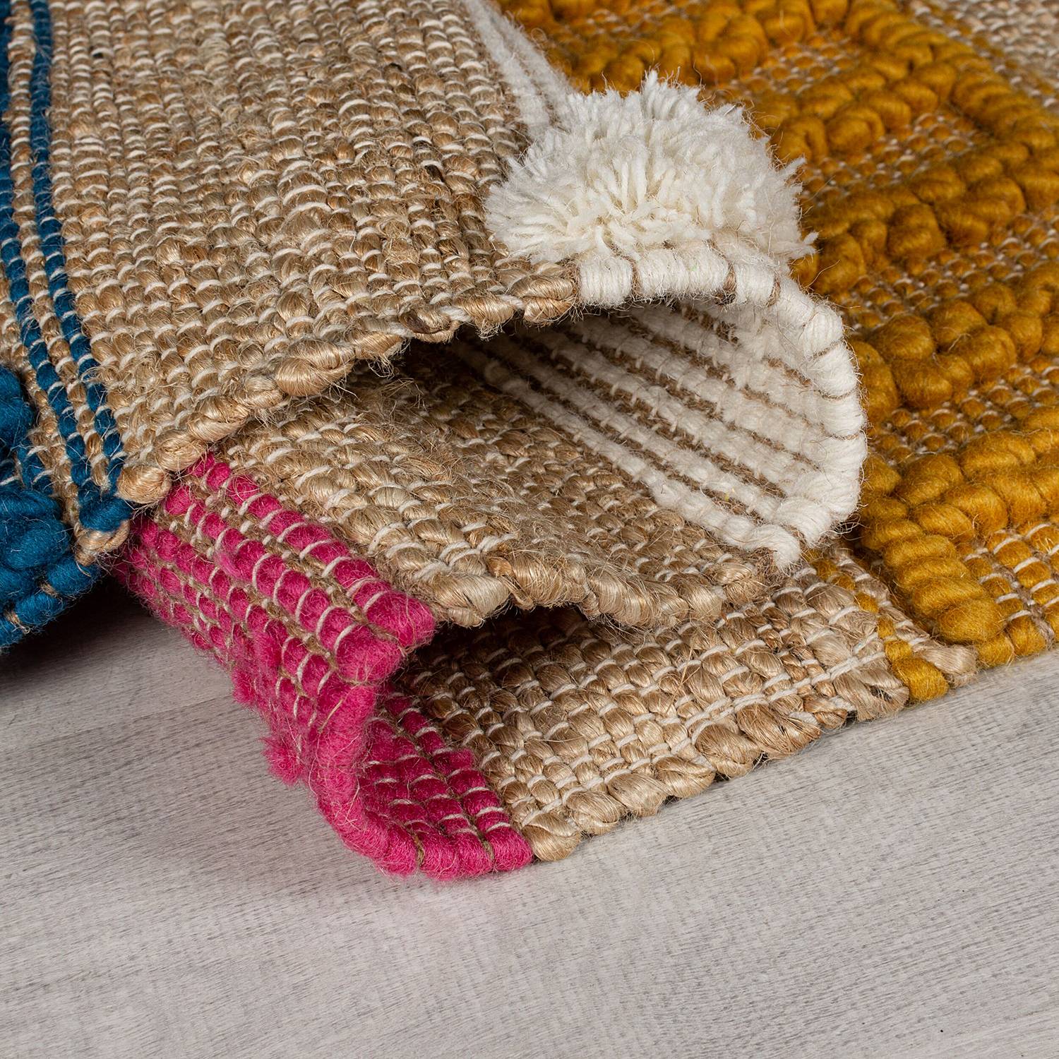Juteläufer Medina Jute Mehrfarbig