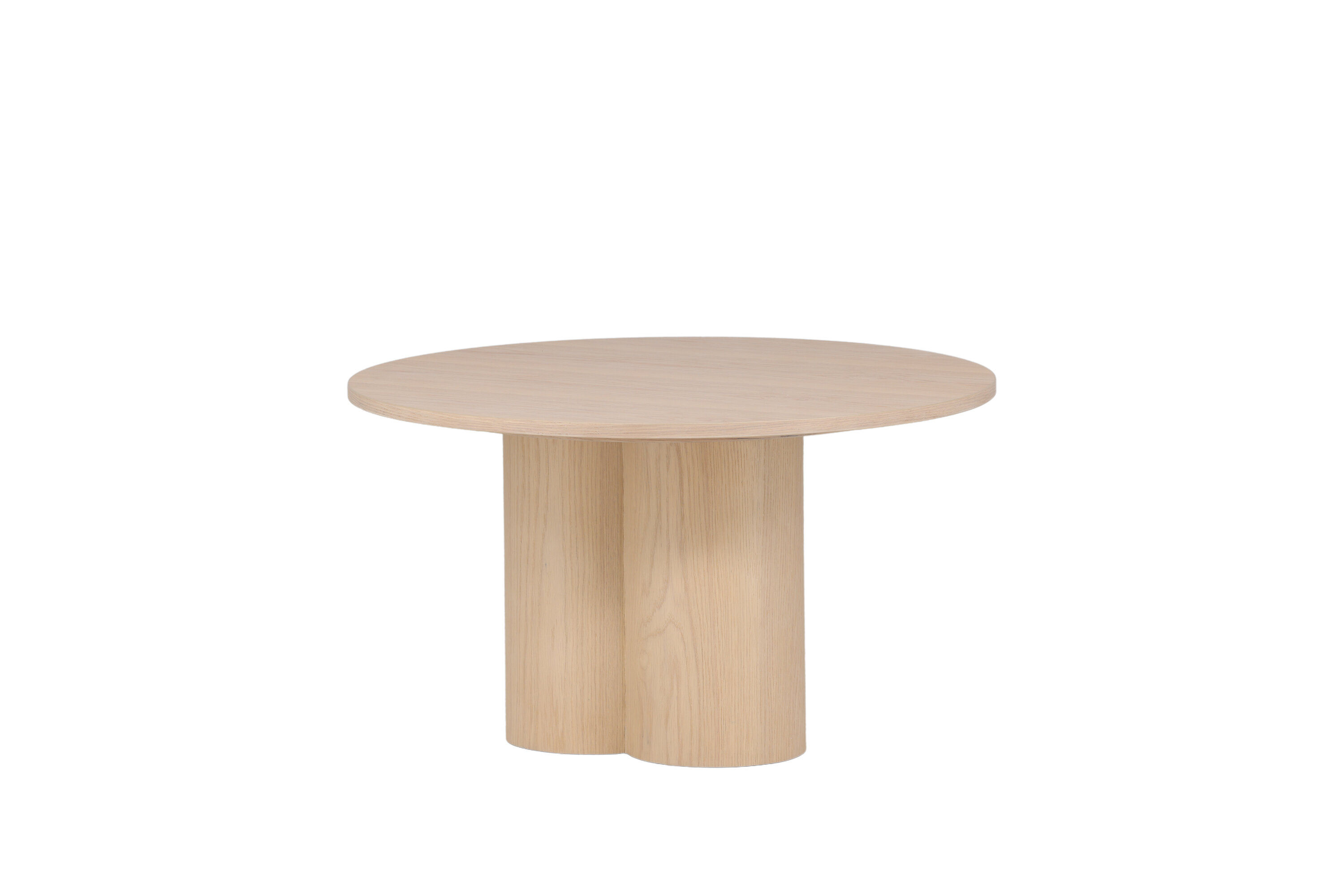 Olivia Couchtisch MDF Weiß  Ø80cm