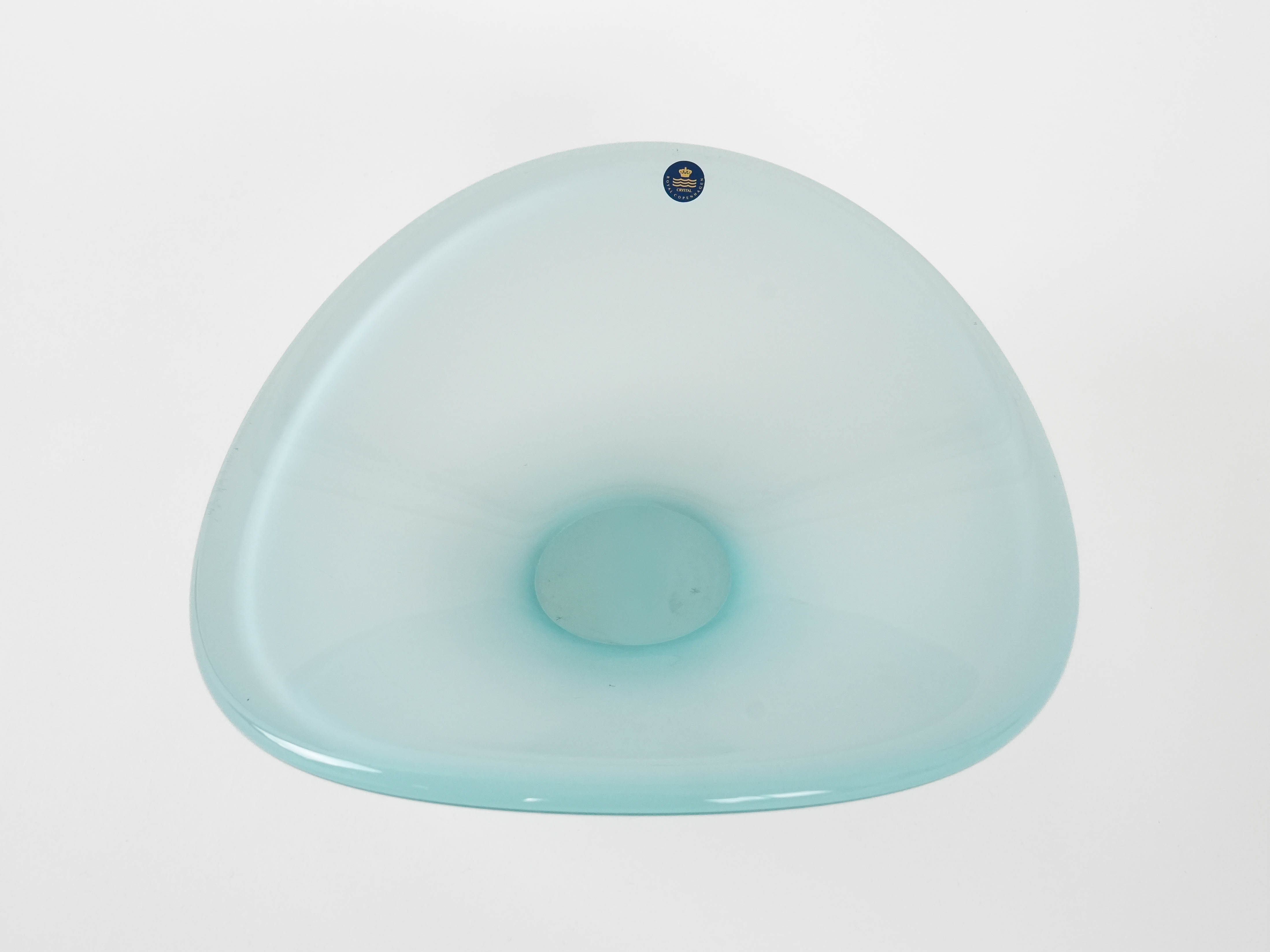 Crystal plate Blue 1960s