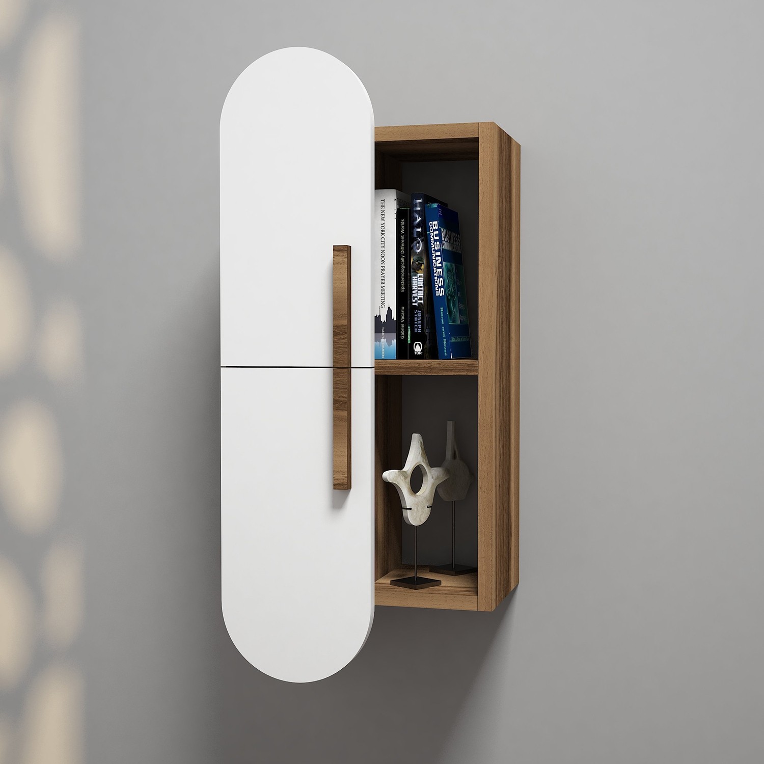 Rose Shelf Wood veneer White