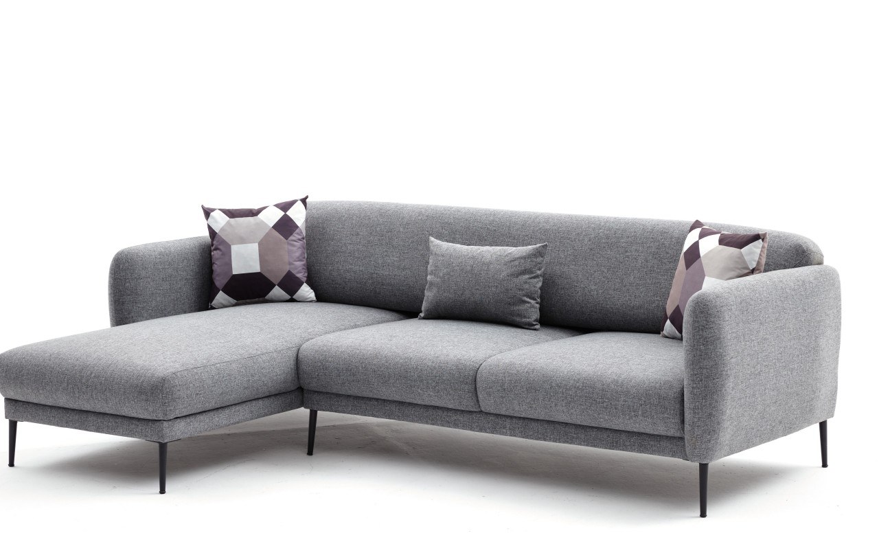 Venus Sofa Récamiere Links Grau