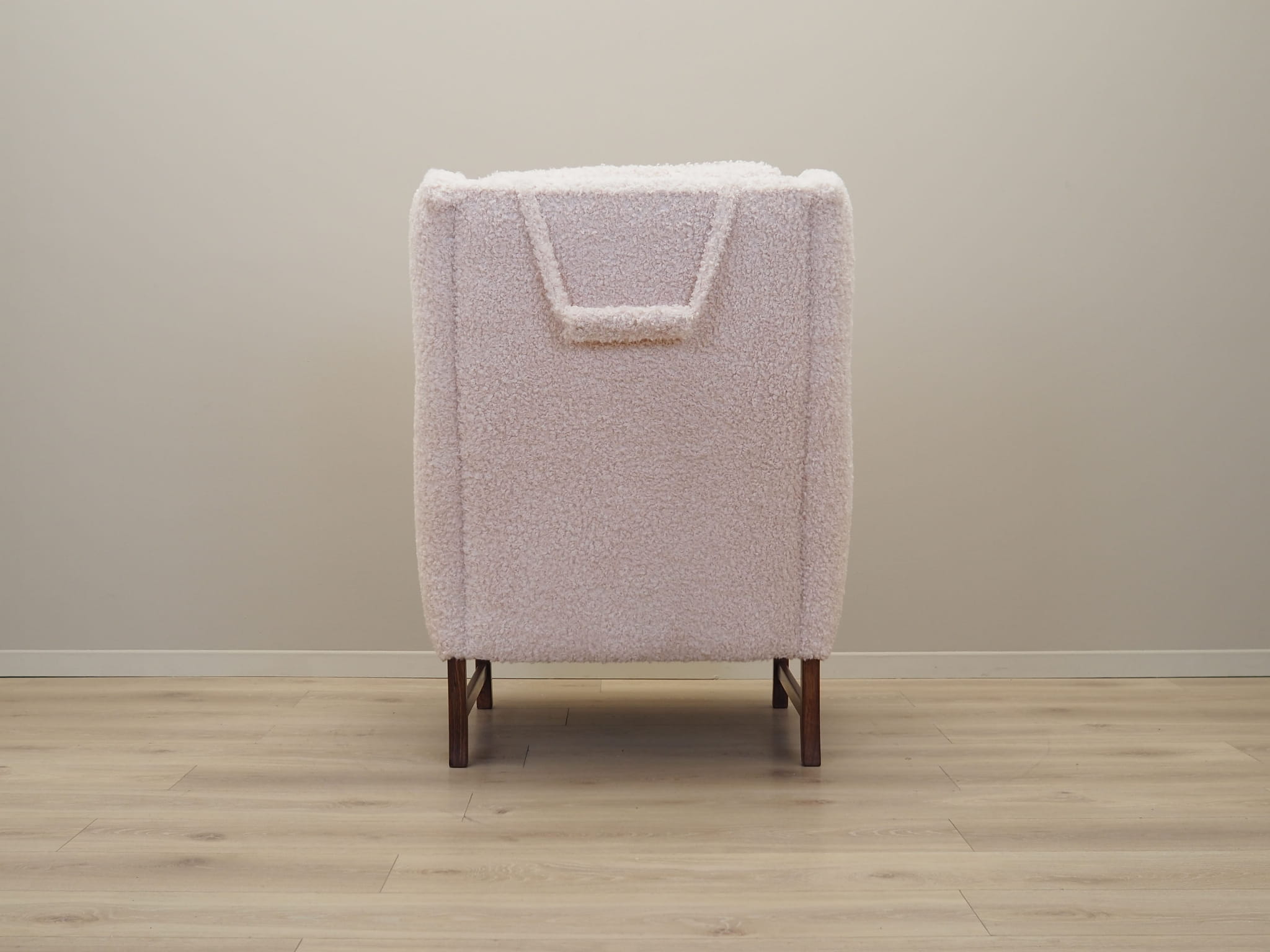 Chair Textile Wood Cream 1970s