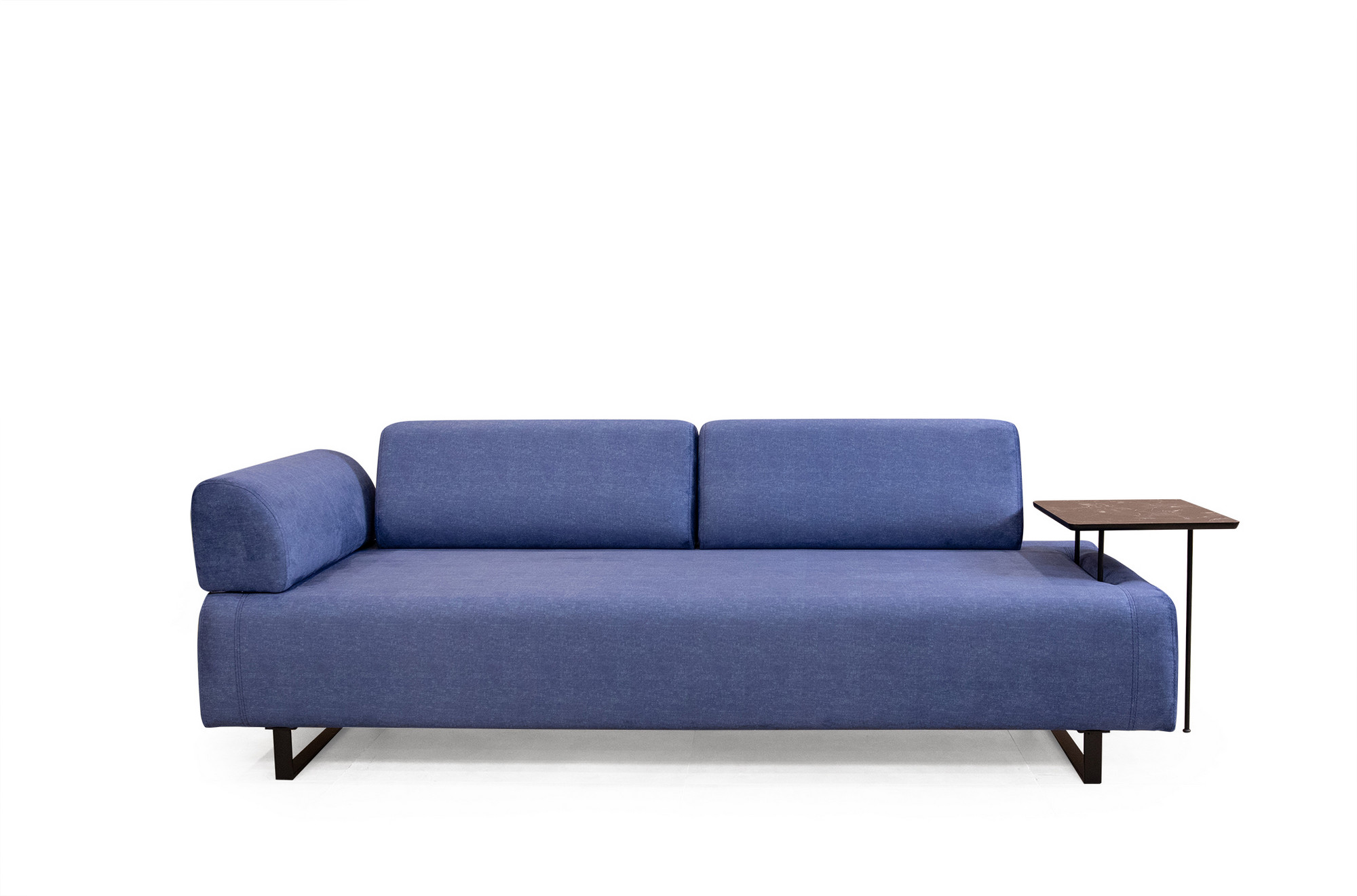 Infinity 3-Sitzer Sofa Bett mit Tische Blau