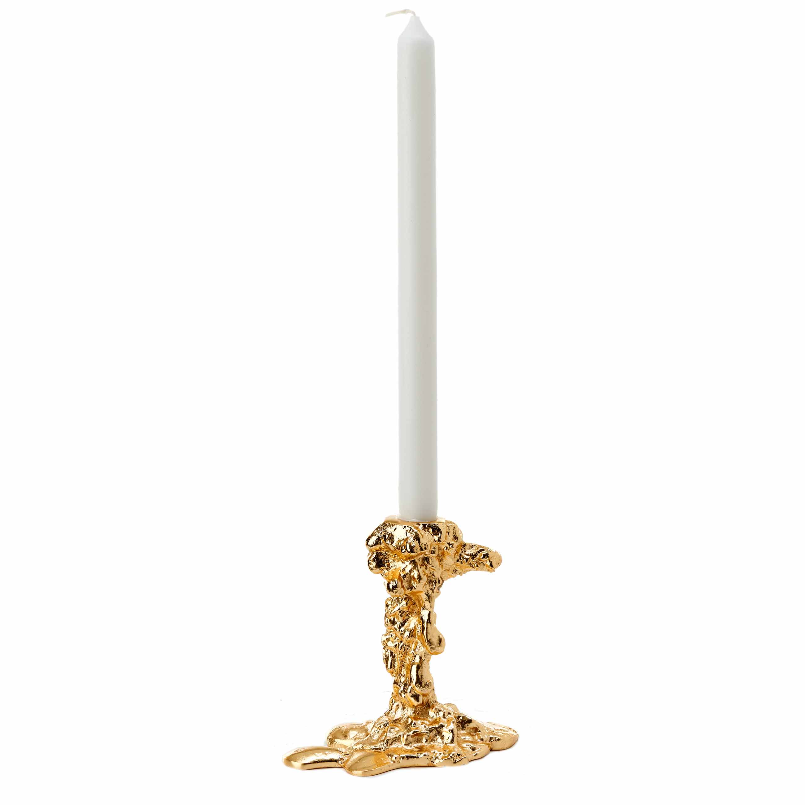 Drip Kerzenhalter Gold