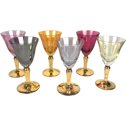 Aperitif glasses 6x Glass