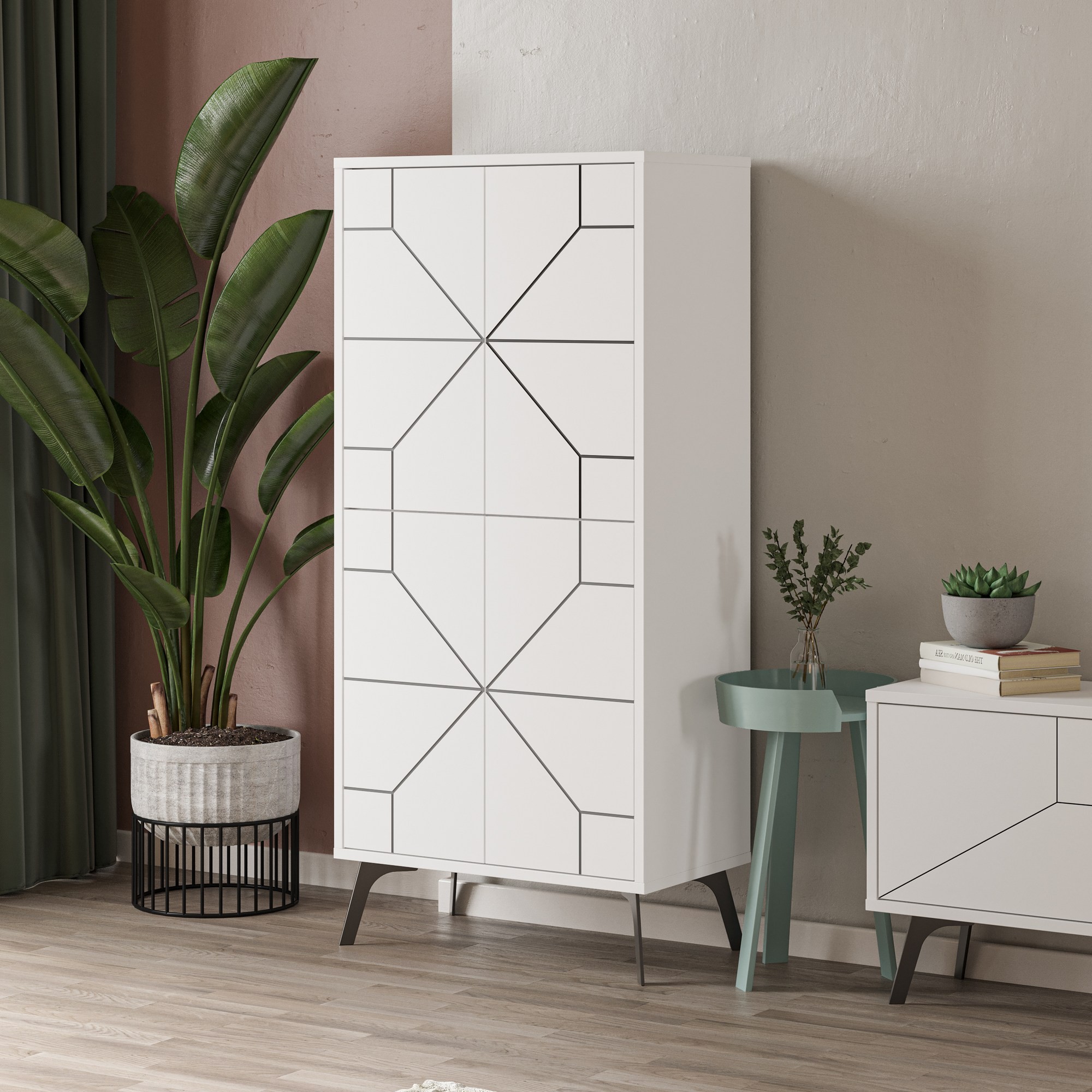 Dune Cabinet White