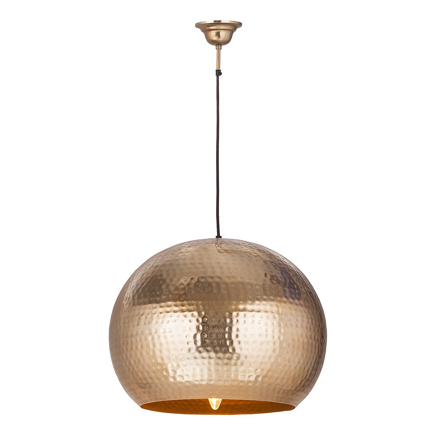 Fabricia 200 Pendelleuchte Eisen Gold
