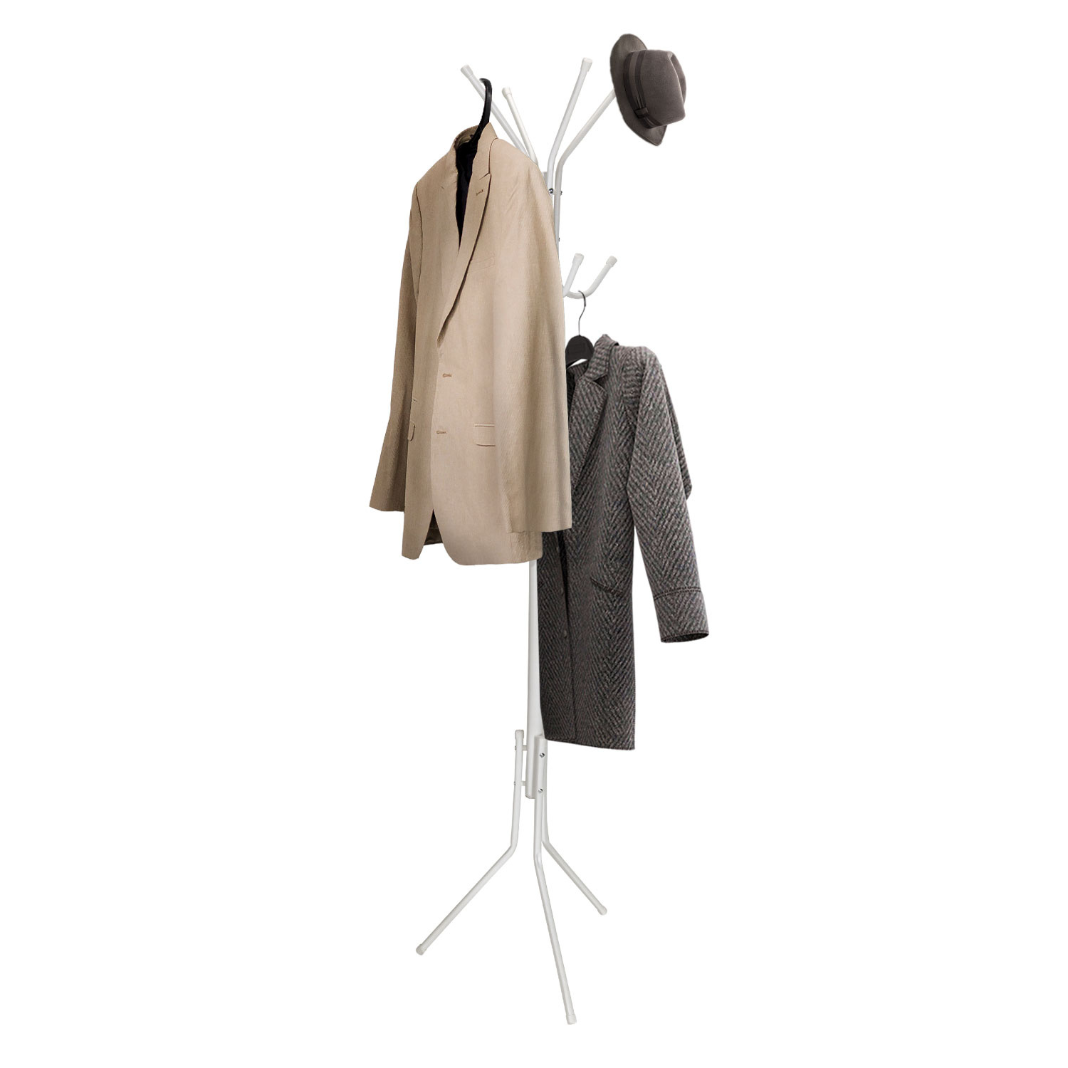 SPACE IV Garderobenständer Weiß