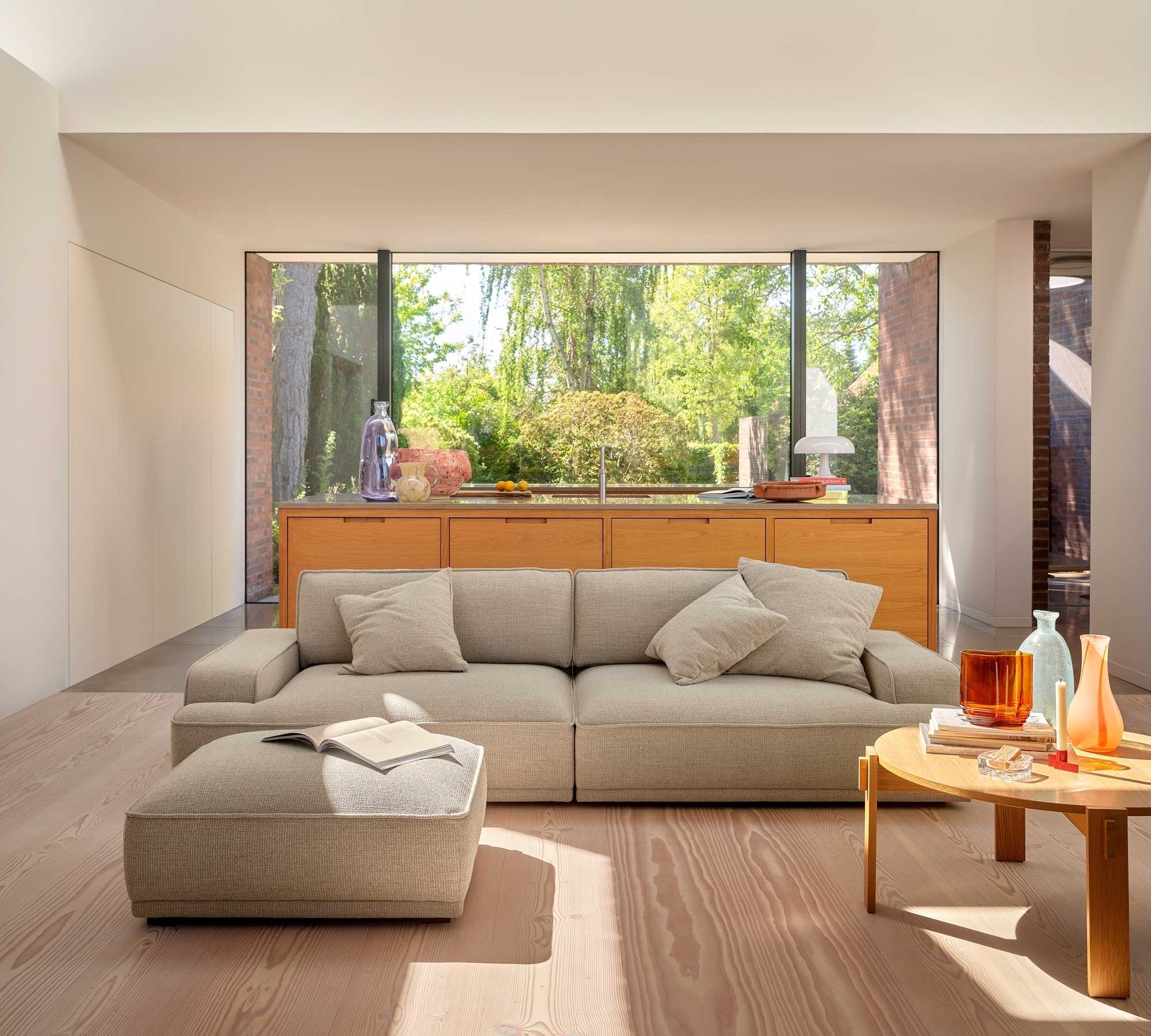Leonora Sofa 3,5-Sitzer Nola Sand