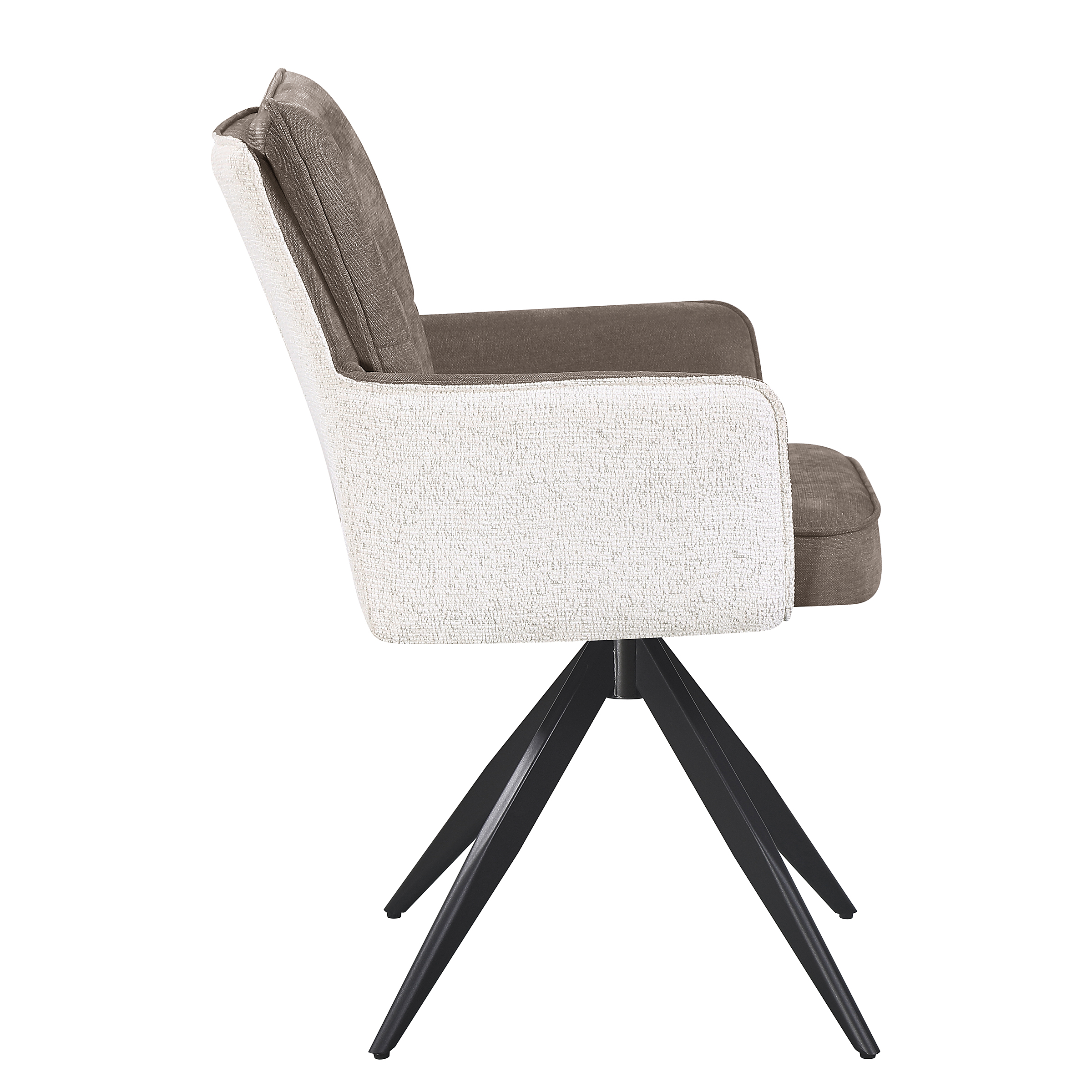 2x Sattaw Swivel Armchair Beige