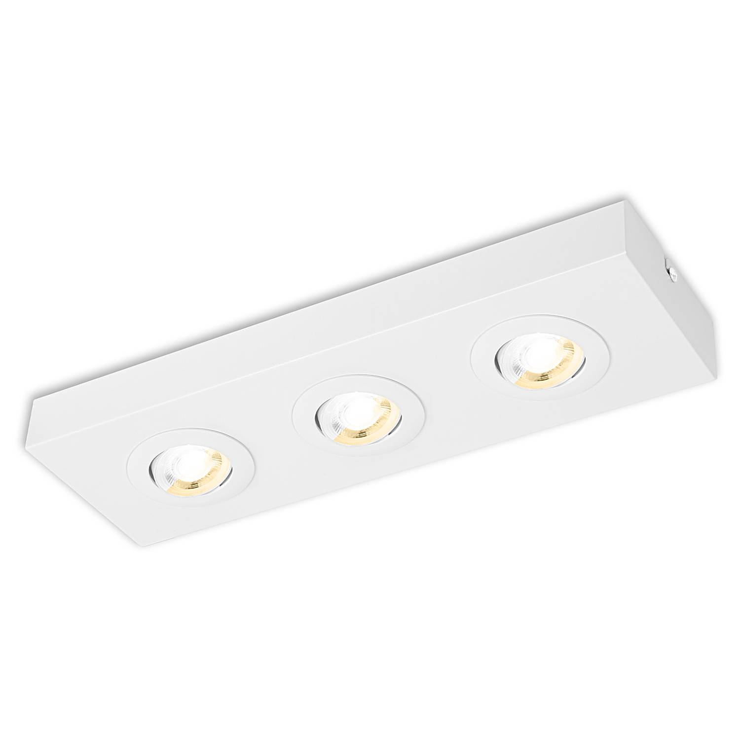 Morco LED-Deckenleuchte Aluminium Weiß 3-flammig