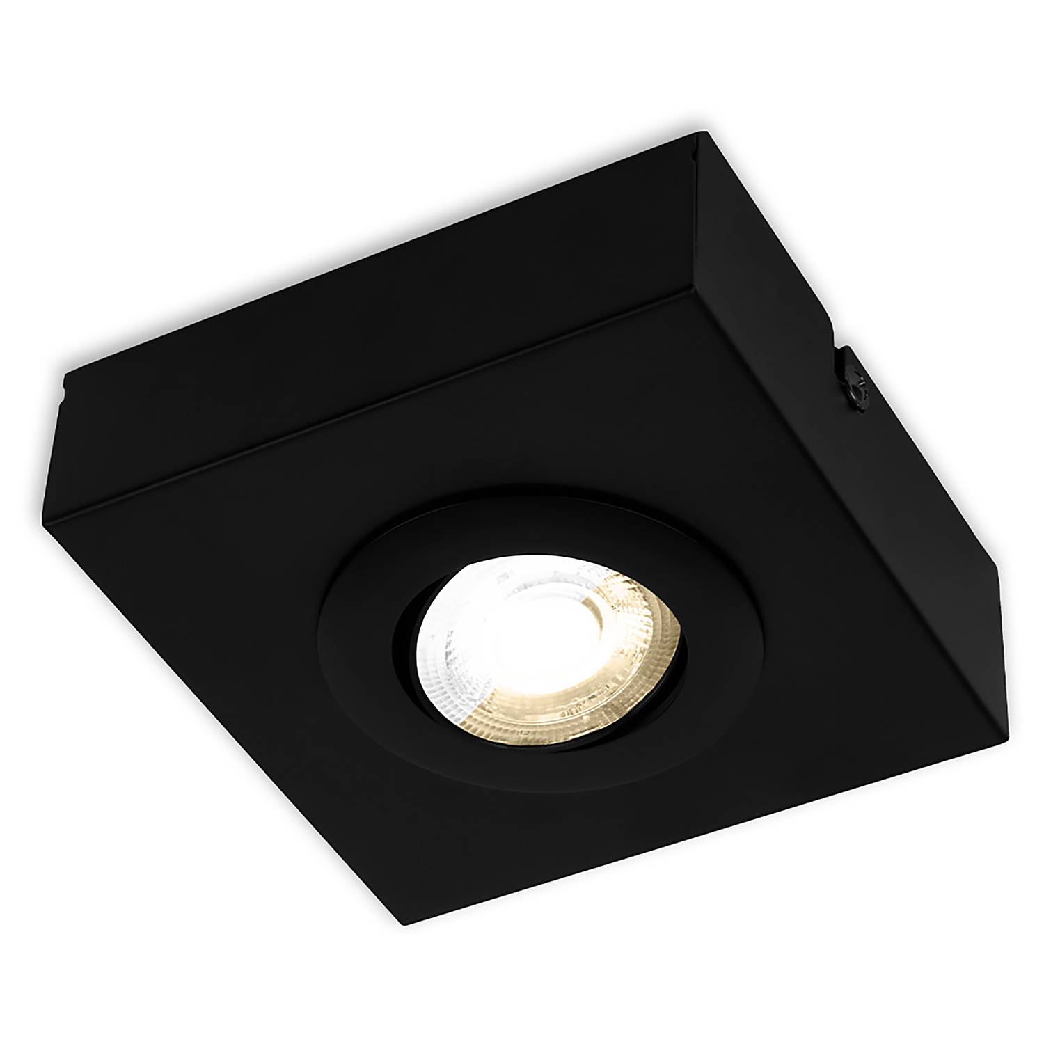 Morco LED-Deckenleuchte Aluminium Schwarz 1-flammig