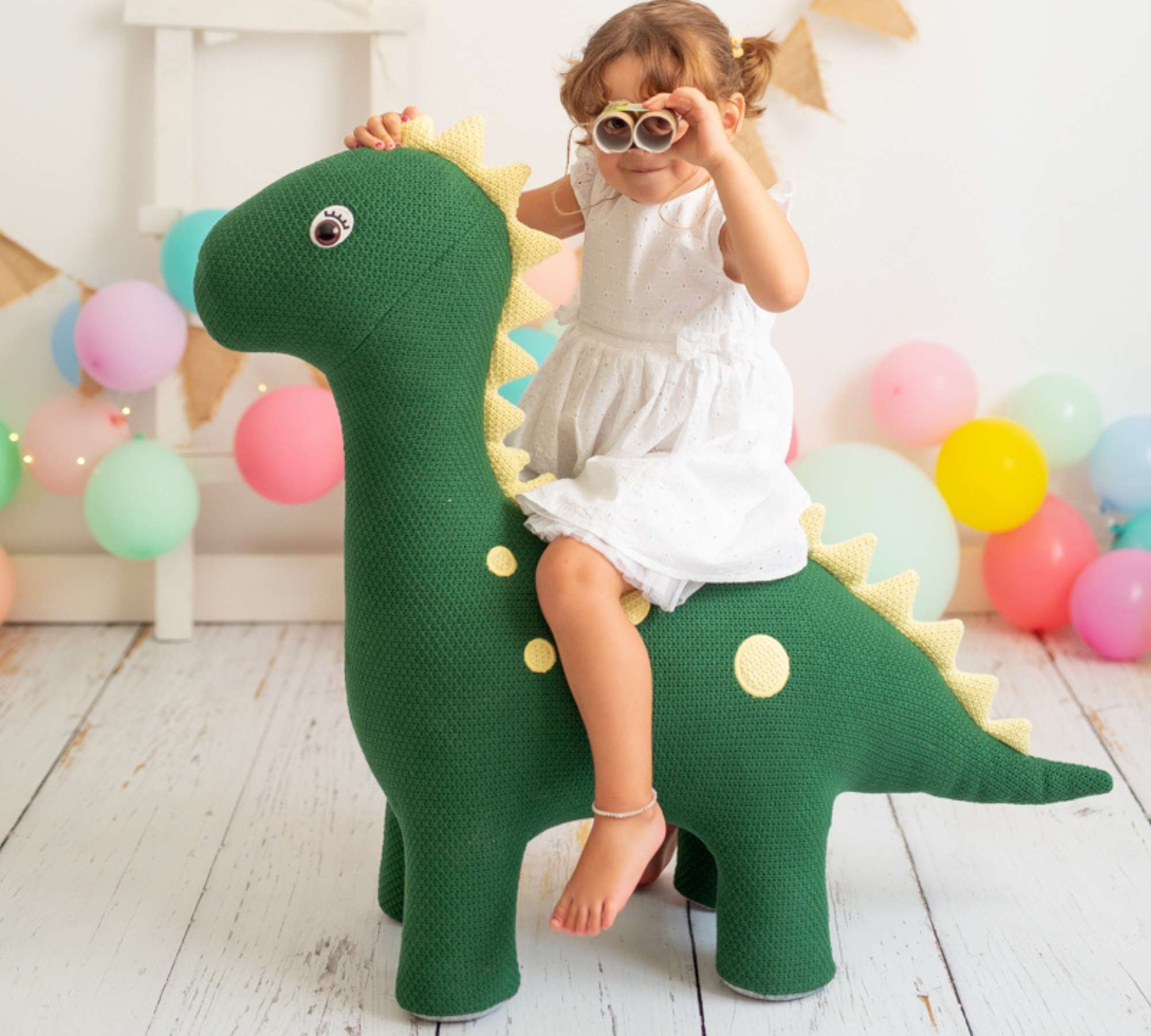 Dina Maxi Plush toy Cotton Wood Green